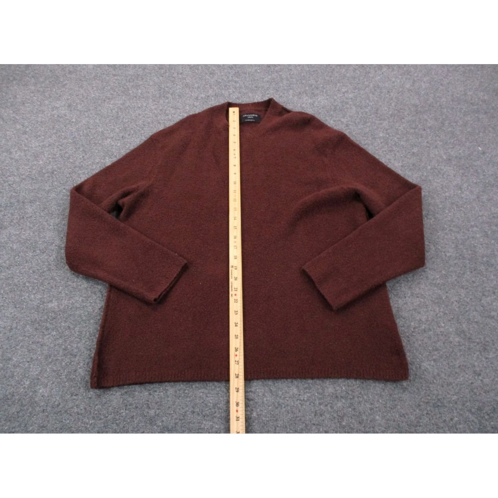 Allsaints AllSaints Sweater Men M Brown Pullover Classic Preppy Modern Knit Thermal Casual Size US M / EU 48-50 / 2 - 3 Thumbnail