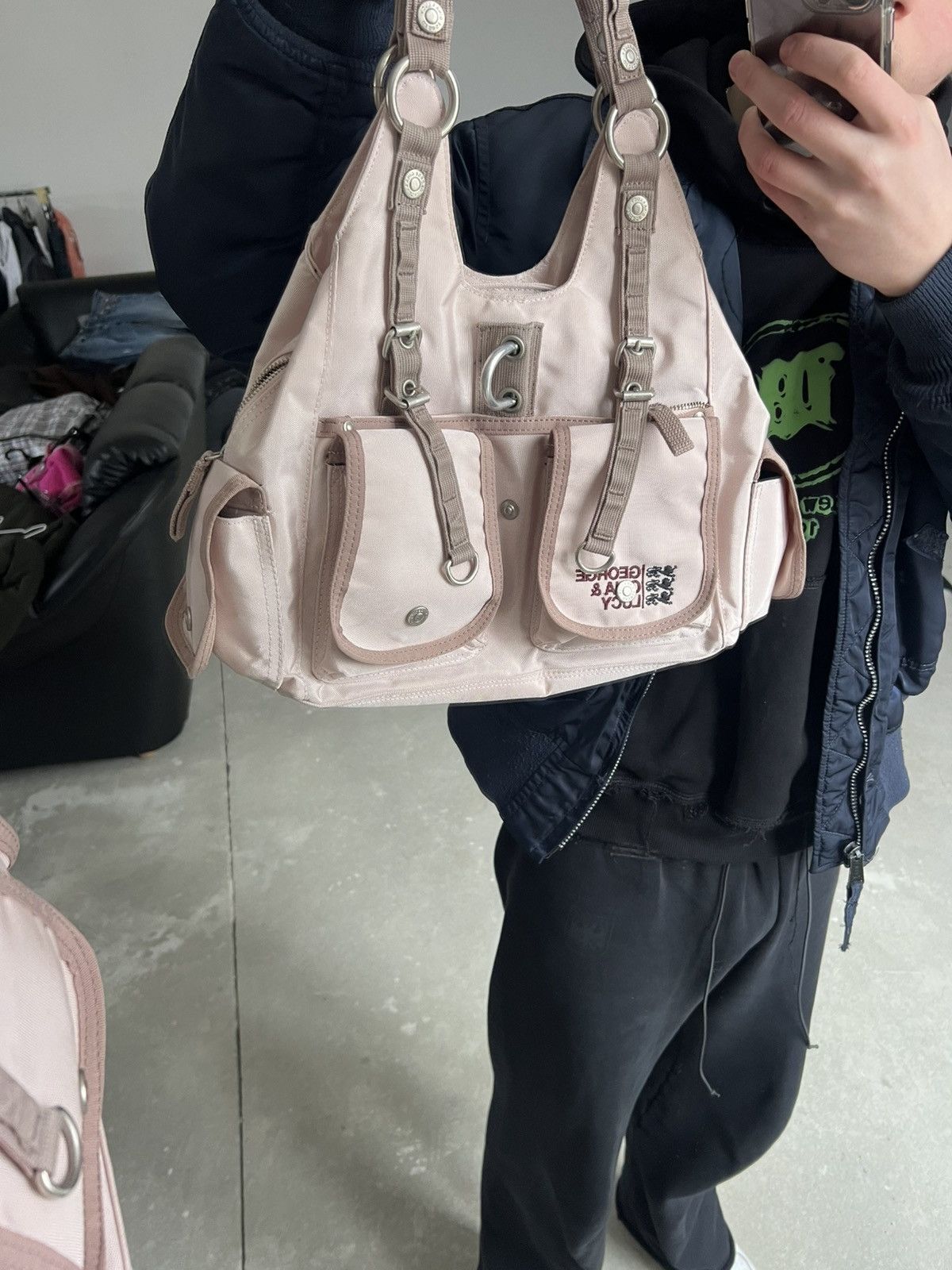 George Gina & Lucy Vintage George Gina&Lucy Bag Dirty Pink Size ONE SIZE - 9 Thumbnail
