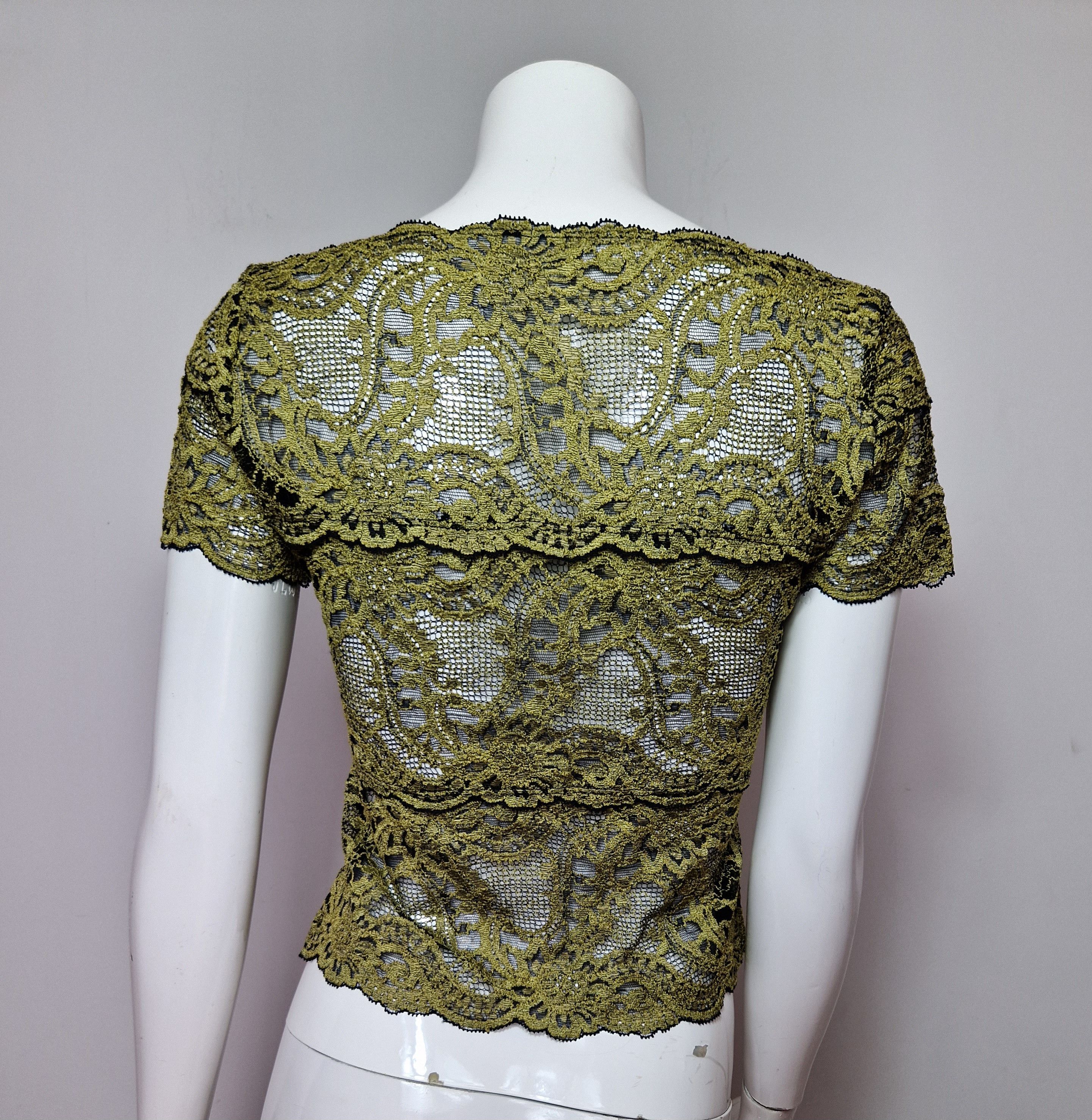 Vintage vintage mesh lace top vintage y2k affliction Size S / US 4 / IT 40 - 11 Thumbnail