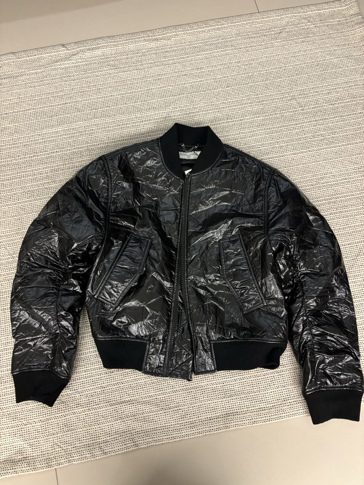 Dries Van Noten Dries Van Noten Crinckle bomber Size US S / EU 44-46 / 1 - 1 Thumbnail