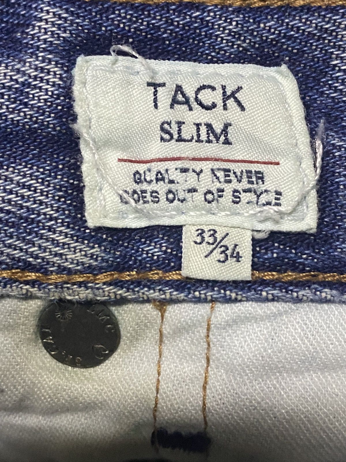 Levi's Made & Crafted Vintage Levis Made & Craft Distressed Tack Slim Jeans Size US 34 / EU 50 - 24 Thumbnail