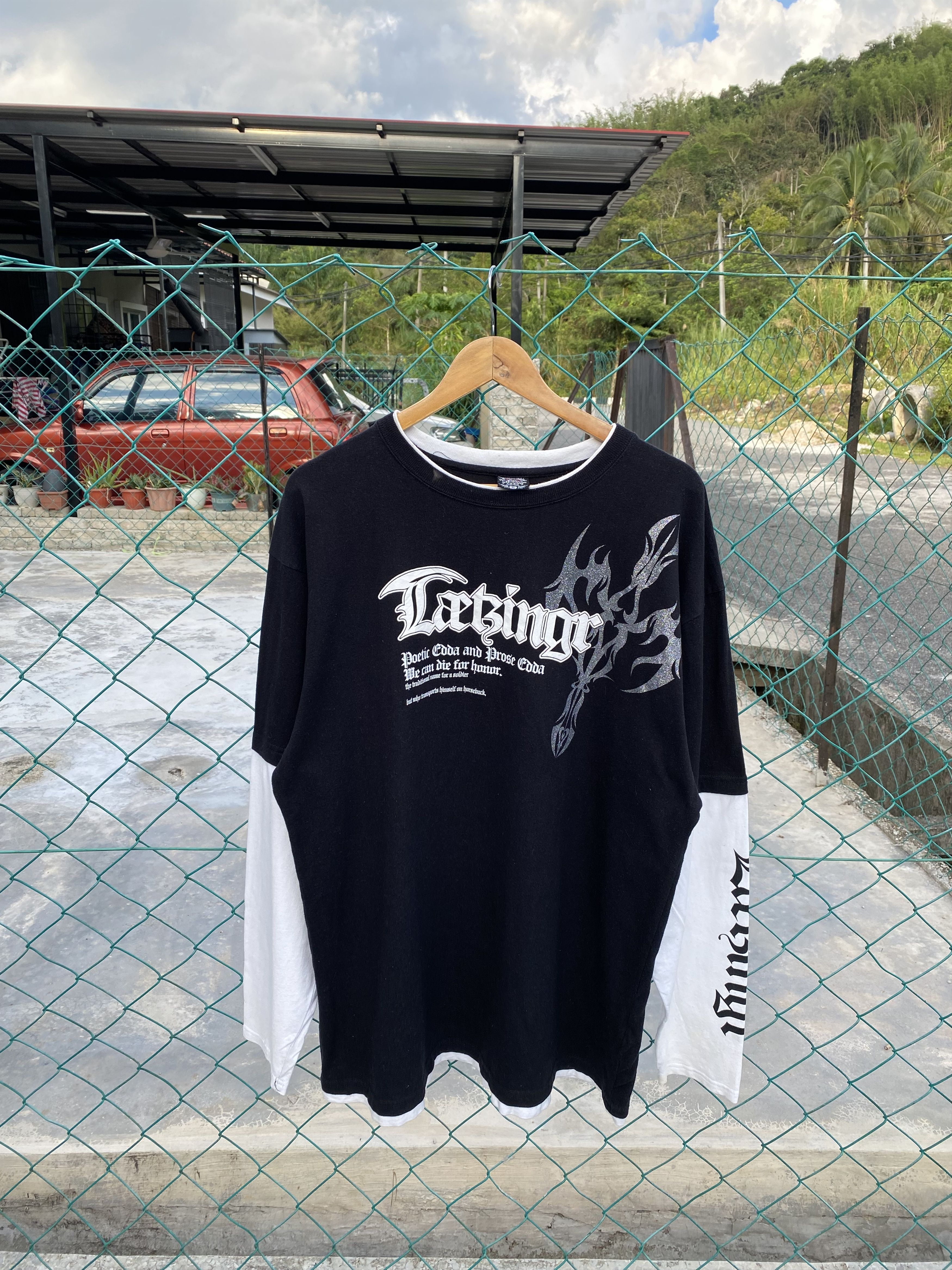 Japanese Brand Vintage Baumere double sleeve tshirt Size US XL / EU 56 / 4 - 1 Thumbnail