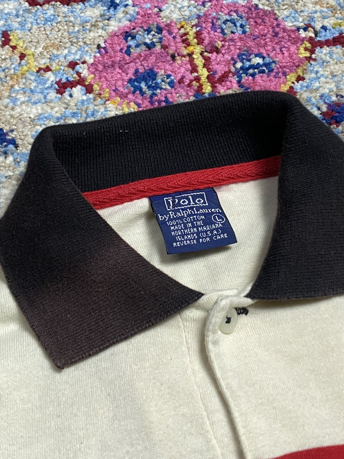 Polo Ralph Lauren Polo Ralph Lauren Stripe Long Sleeve Collar Shirts L Size US L / EU 52-54 / 3 - 3 Thumbnail