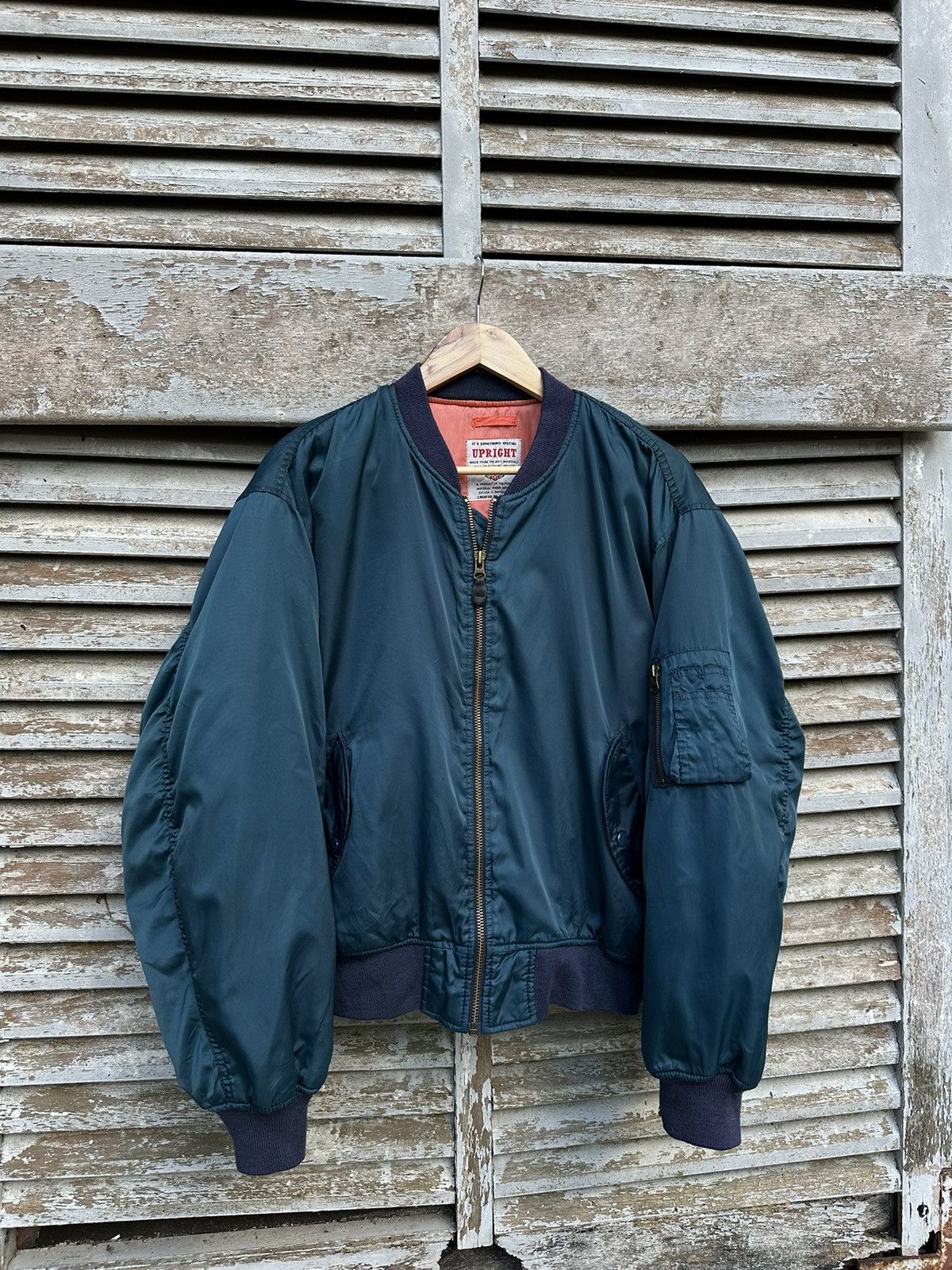 Vintage 🪖Vintage MA-1 Man Intermediate Upright Bomber Jacket Size US M / EU 48-50 / 2 - 6 Thumbnail