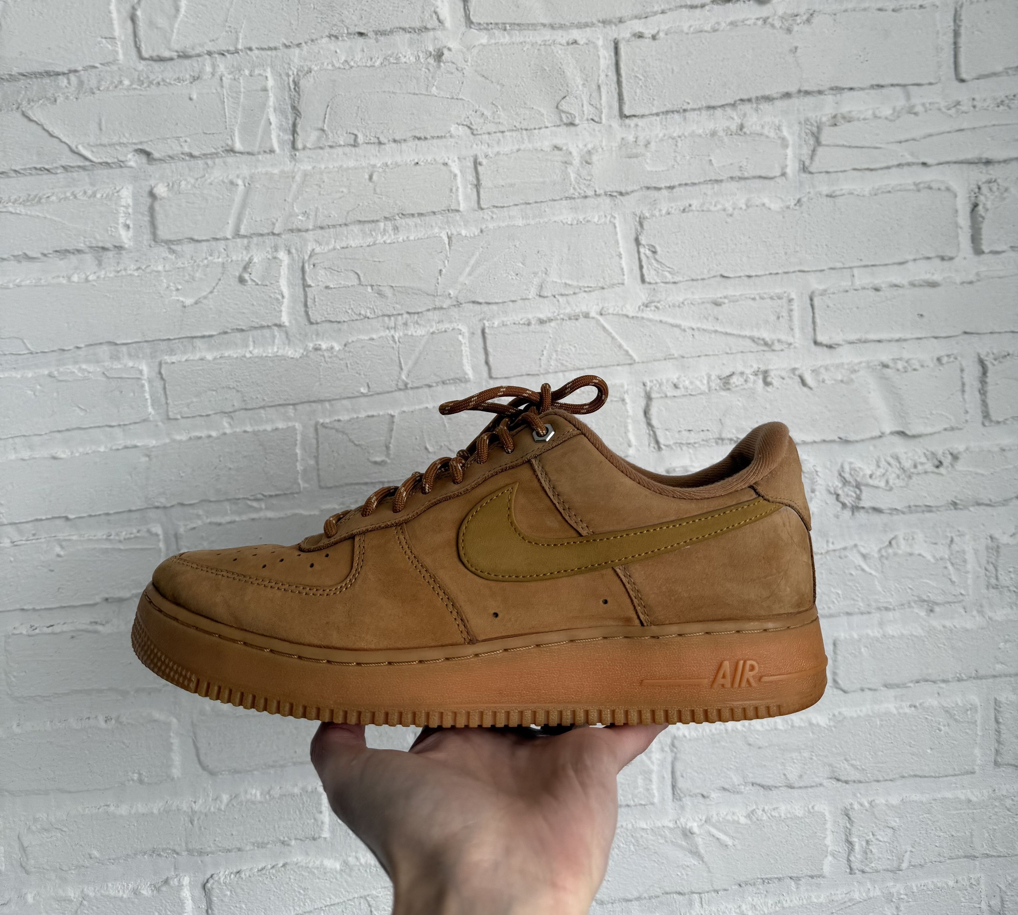 Nike Nike Air Force 1 wb flax suede leather sneakers Size US 11.5 / EU 44-45 - 1 Thumbnail