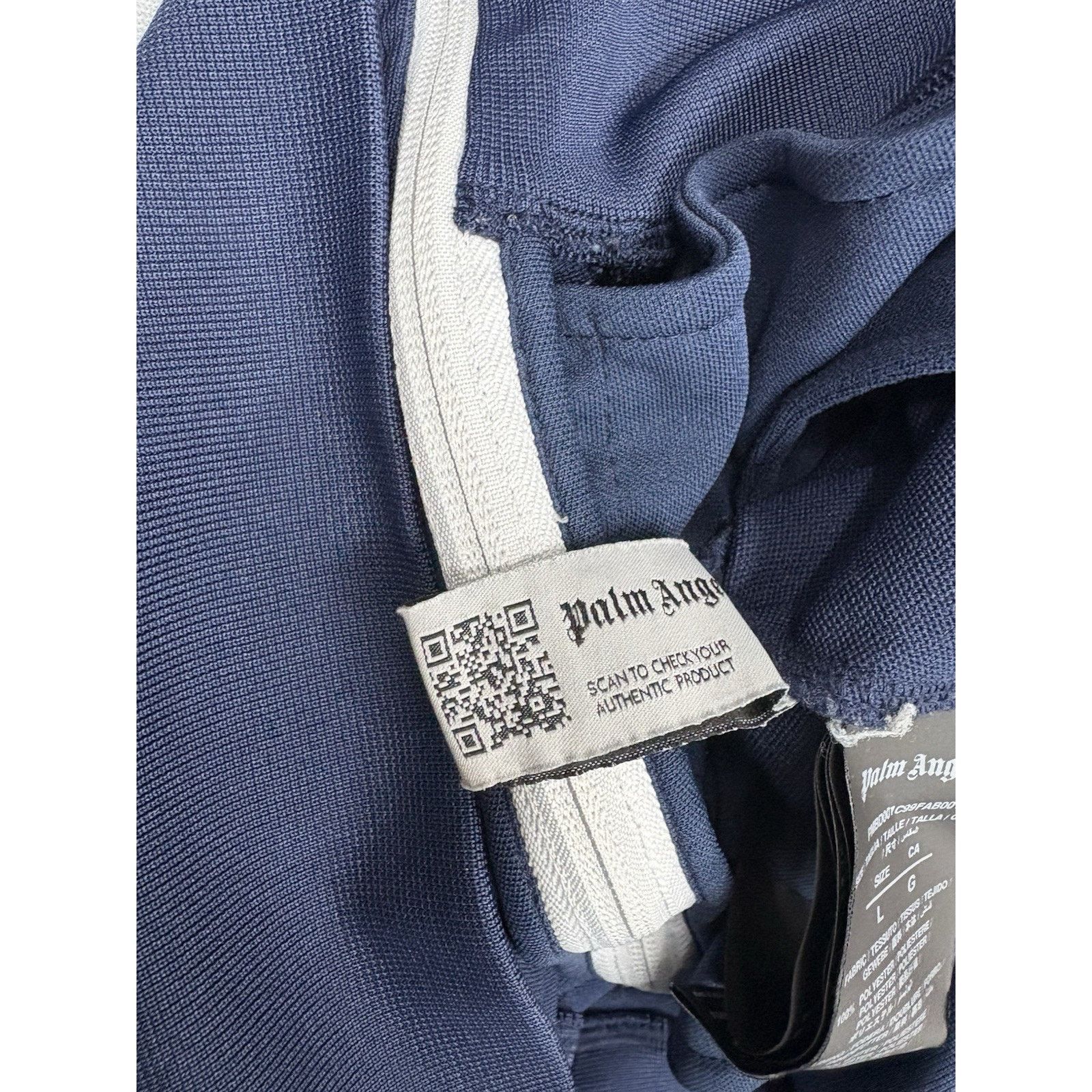 Palm Angels Palm Angels Classic Track Jacket ' Blue White ' | GREAT COND Size US L / EU 52-54 / 3 - 9 Thumbnail