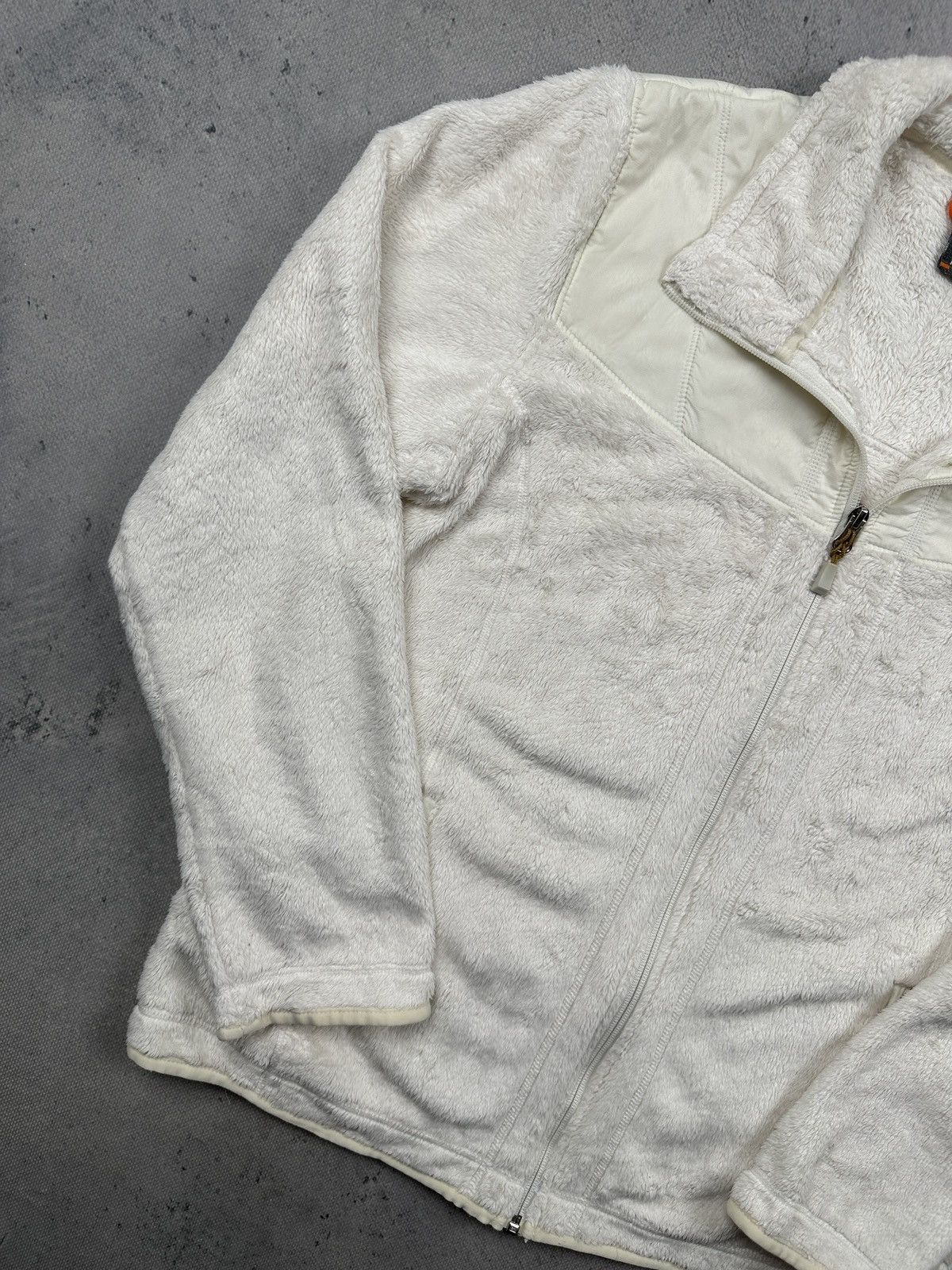 Nike ACG Nike ACG Vintage Sherpa Teddy Fleece Jacket White Full Zip Size L / US 10 / IT 46 - 2 Thumbnail