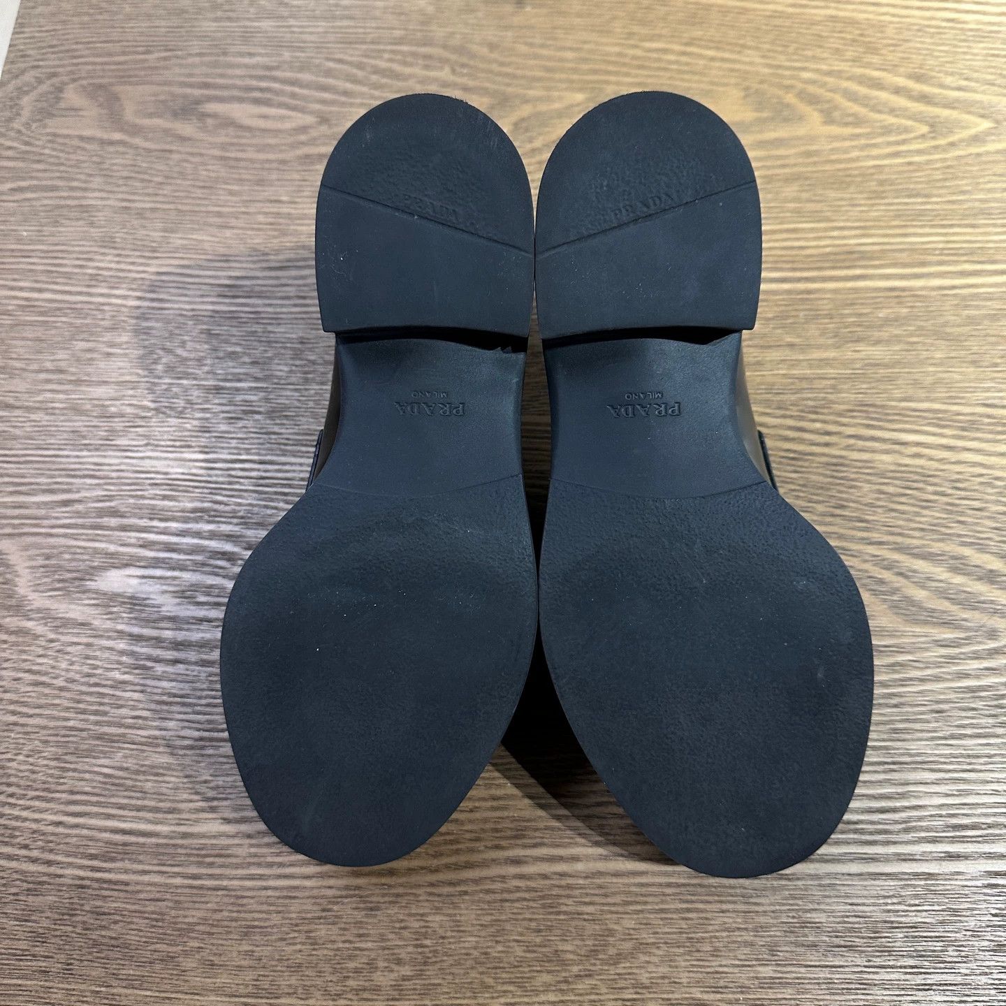 Prada Prada may423 Triangle Logo Platform Loafers 34.5 Size US 4 / IT 34 - 6 Thumbnail