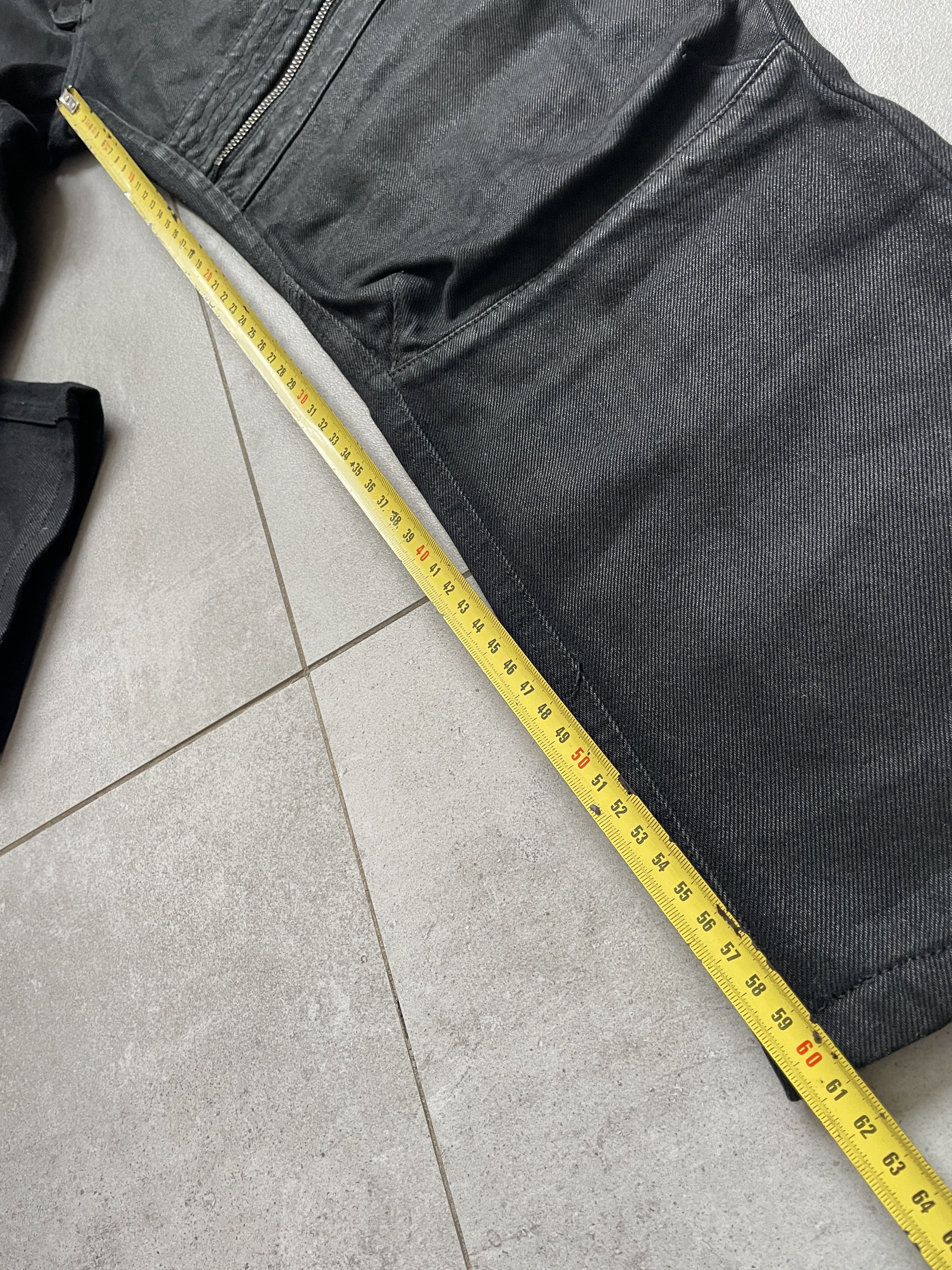 Helmut Lang HELMUT LANG HEAVY BLACK WAXED BIKER SLIM FIT JEANS Size US 32 / EU 48 - 11 Thumbnail