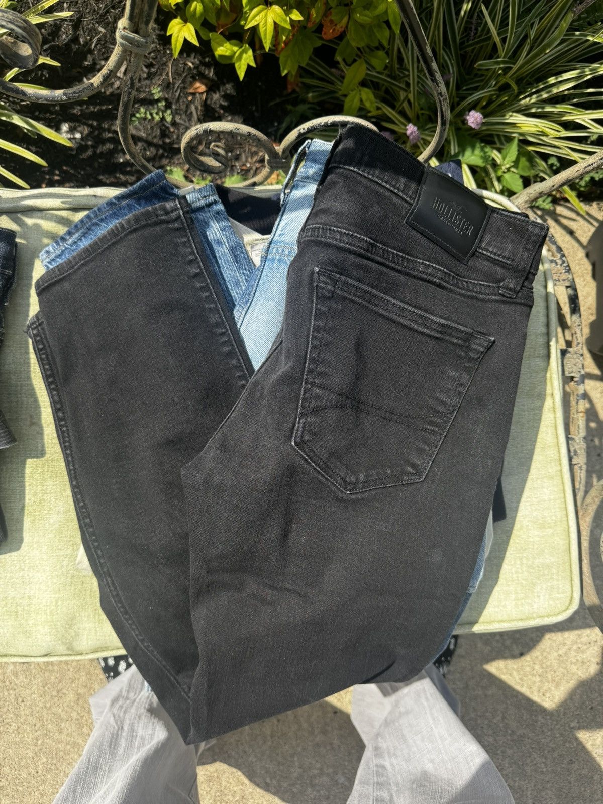 Hollister HOLLISTER FADED BLACK JEANS Size US 32 / EU 48 - 7 Thumbnail