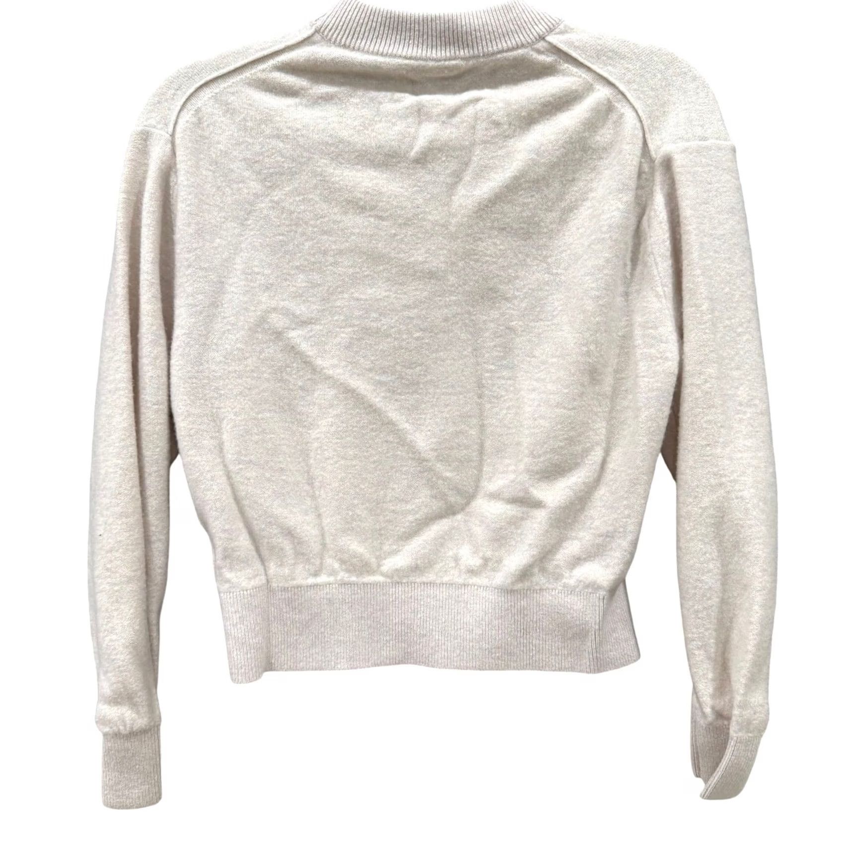 Uniqlo Uniqlo Wool Cream Pastel Crew Neck Long Sleeve Pullover Sweater Women Small Size S / US 4 / IT 40 - 2 Thumbnail