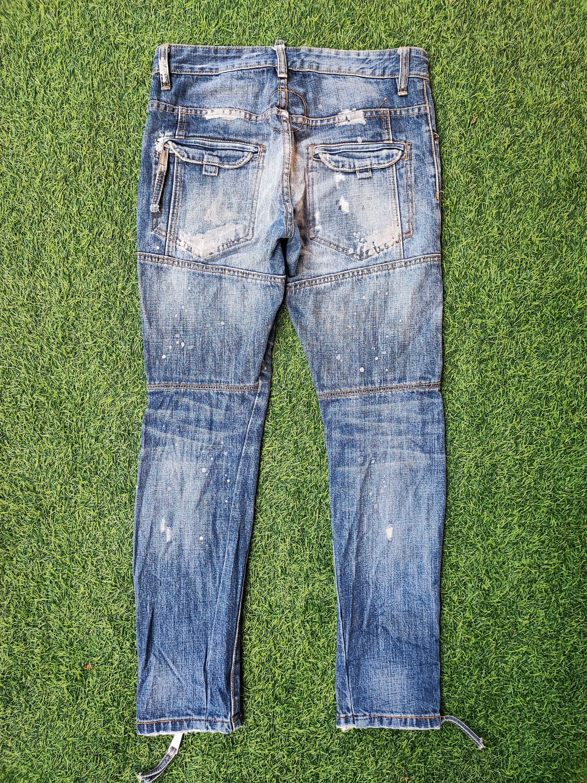 Dsquared2 Dsquared2 Thrashed Distressed Jeans ERD Grunge Chrome Size US 31 - 14 Thumbnail