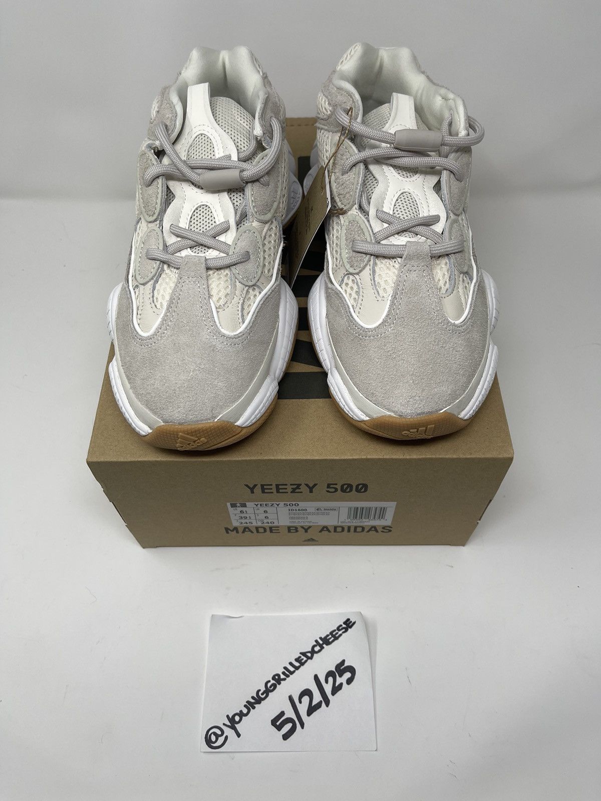 Adidas × Yeezy DEADSTOCK Yeezy 500 Stone Taupe Size 6.5 Size US 6.5 / EU 39-40 - 1 Thumbnail