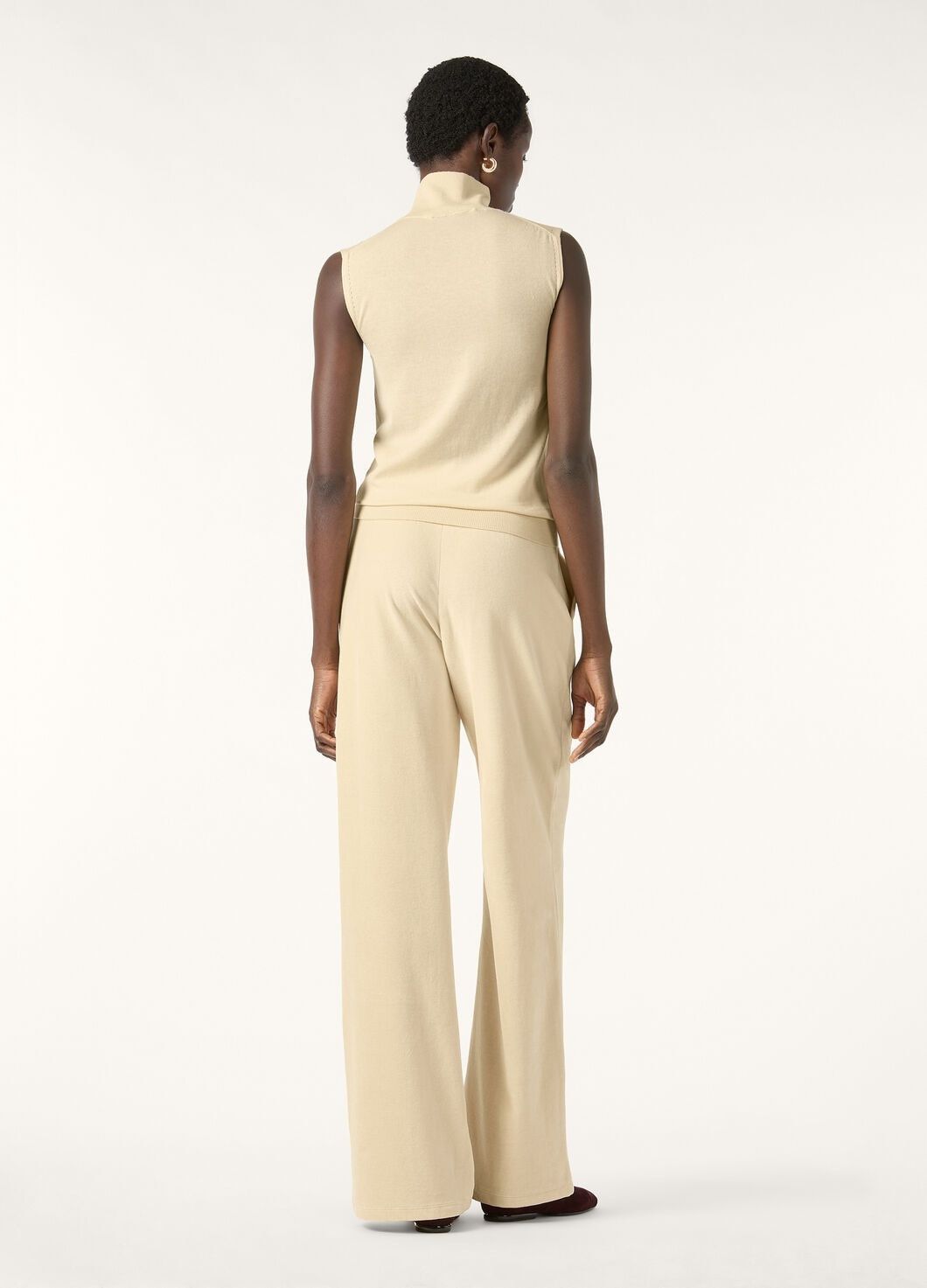 Loro Piana o1w1db10825 FAO5327 Piuma Top in Beige Size L / US 10 / IT 46 - 5 Thumbnail
