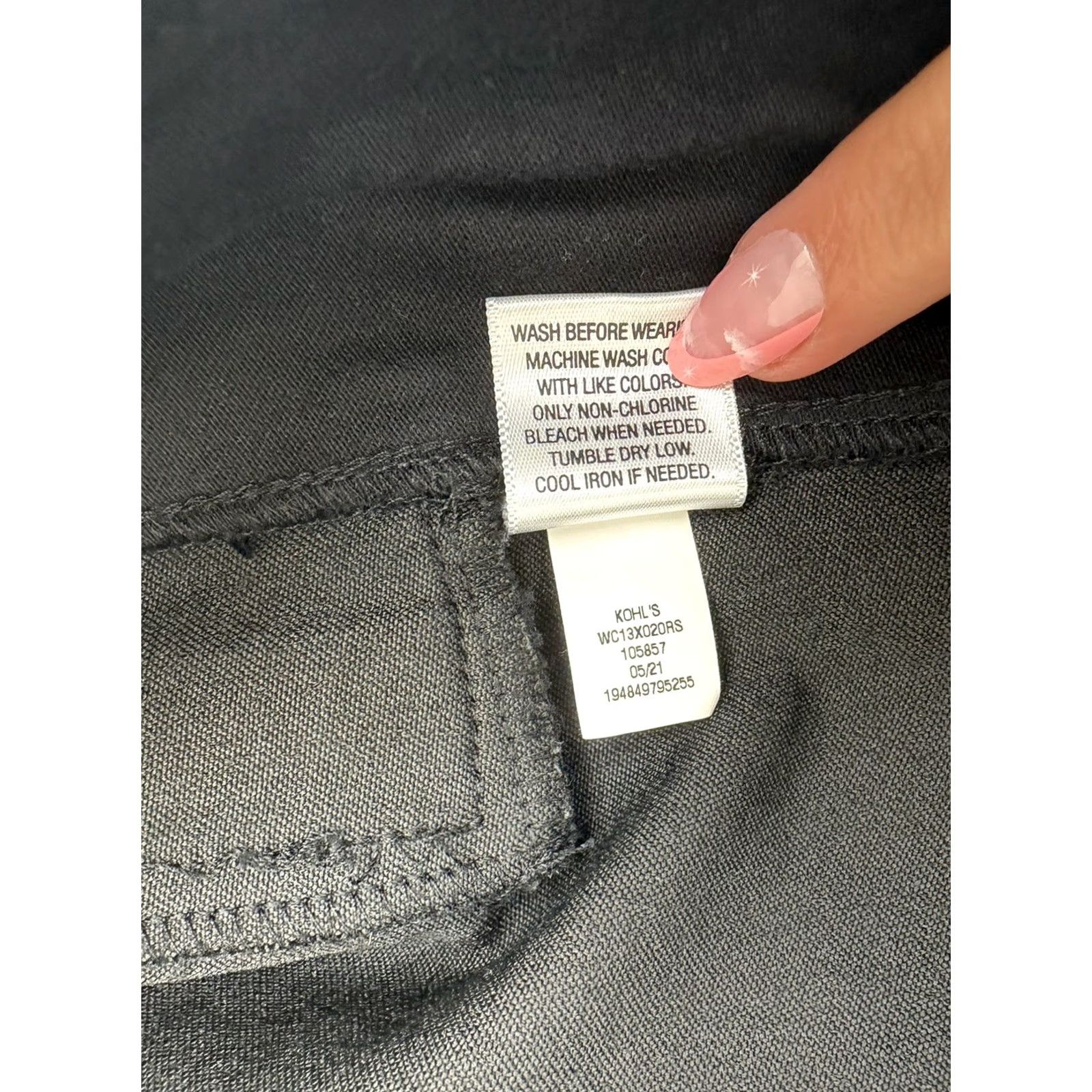 Croft & Barrow Croft & Barrow Womens Dress Pants Size 16 Reg Black Effortless Stretch Ankle Pants Size 38" / US 16 / IT 52 - 7 Thumbnail