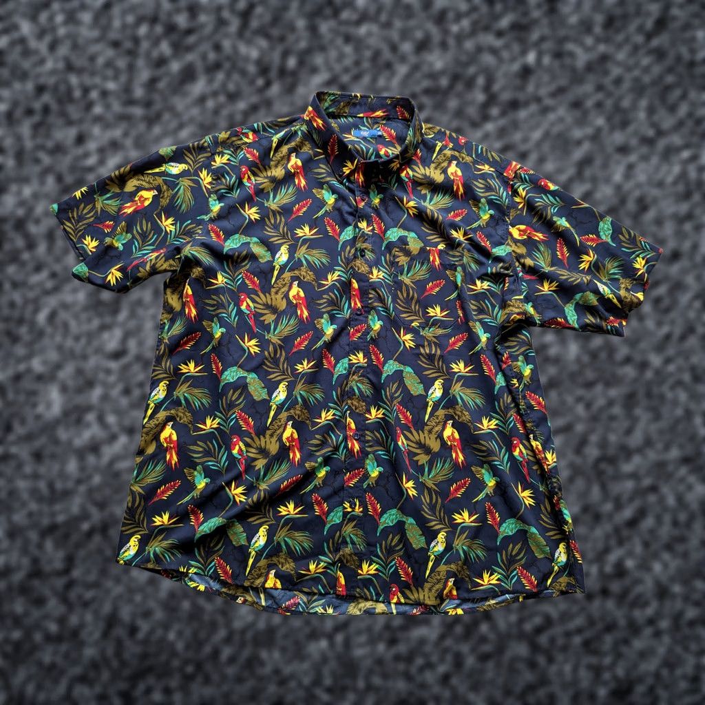 Cotton Traders Cotton Traders Parrots Button-Up Short Sleeve Shirt Mens 3XL Multicolor Cotton Traders Shirt Mens 3XL Short Sleeve Parrots Button-Up Mens Size US XXL / EU 58 / 5 - 1 Thumbnail
