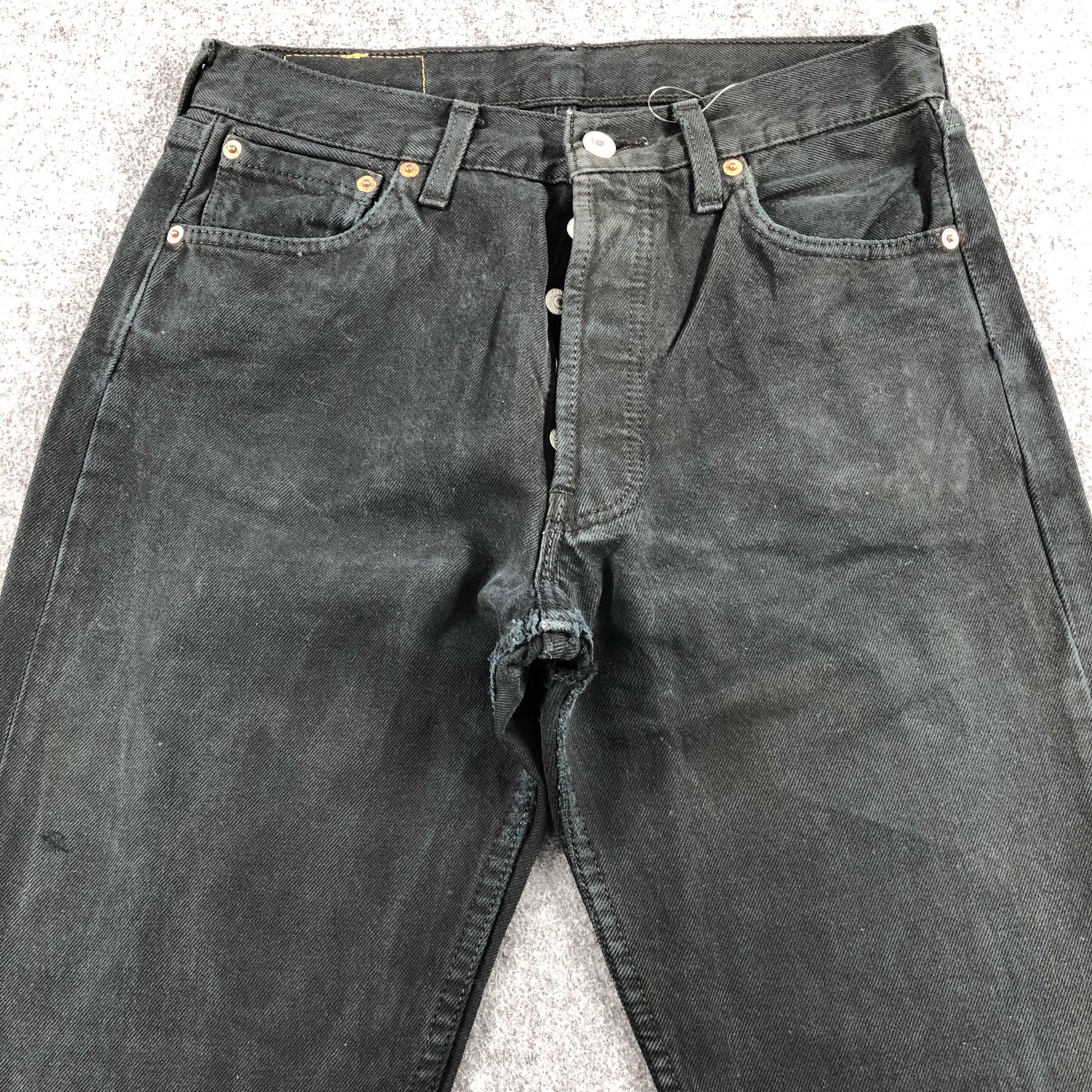 Levi's Vintage 90s Levis 501 Faded Black Jeans-J1531 Size US 29 - 3 Thumbnail