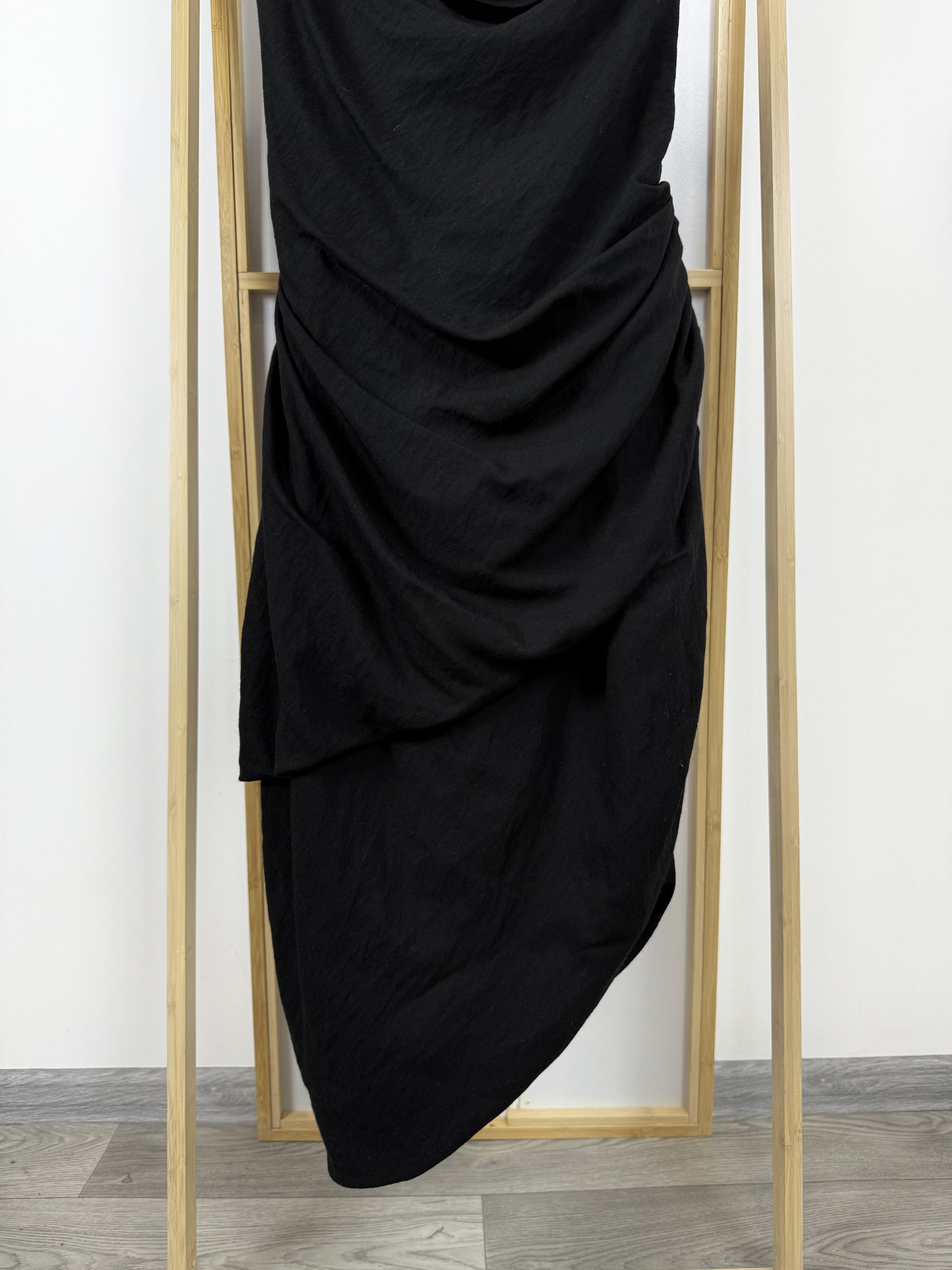Jacquemus Jacquemus La Robe Saudade "Le Splash" SS22 Black Mini Dress Size L / US 10 / IT 46 - 4 Thumbnail