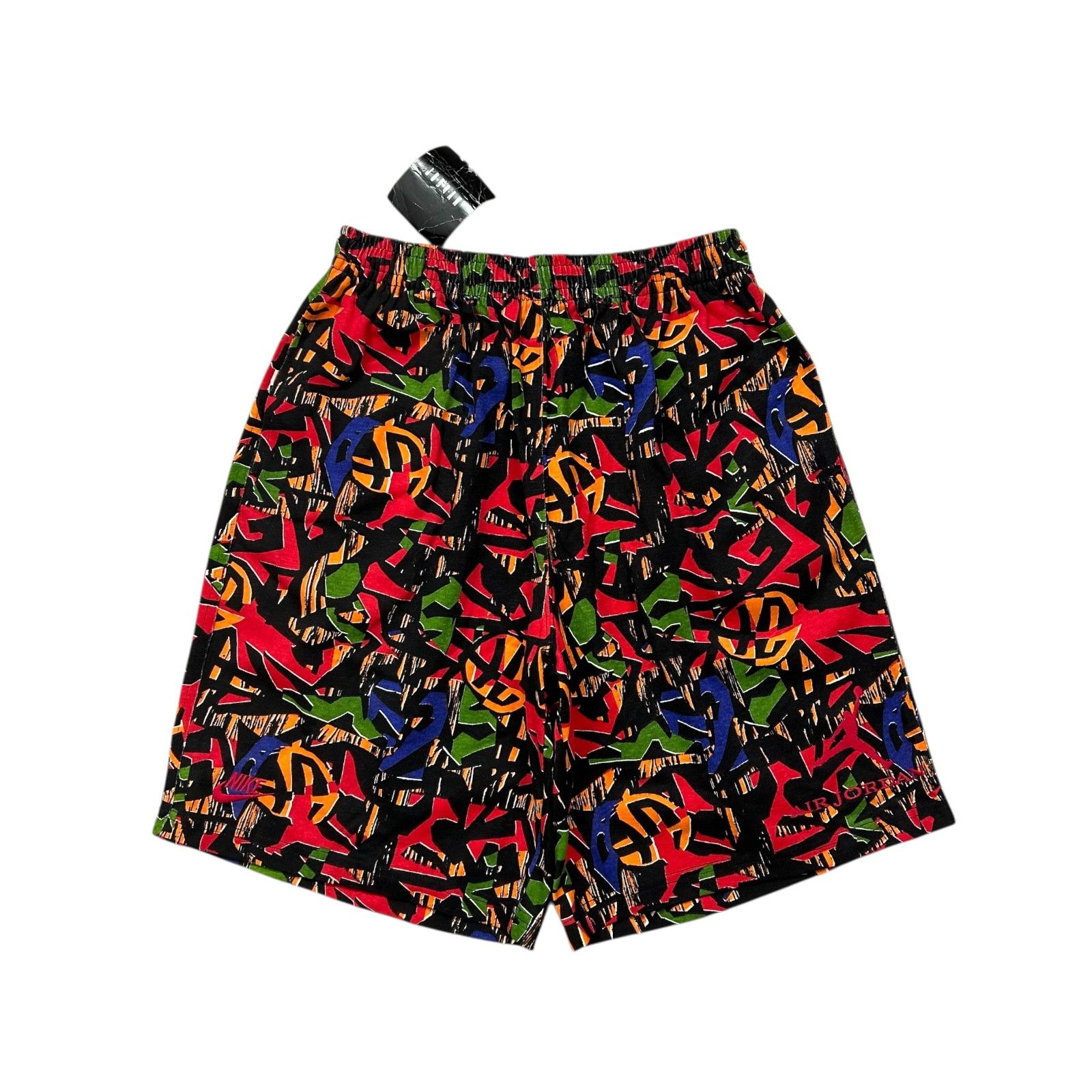 Nike RARE DS VTG 90s NBA NIKE AIR JORDAN AOP SHORTS ABSTRACT Size US 30 / EU 46 - 1 Thumbnail