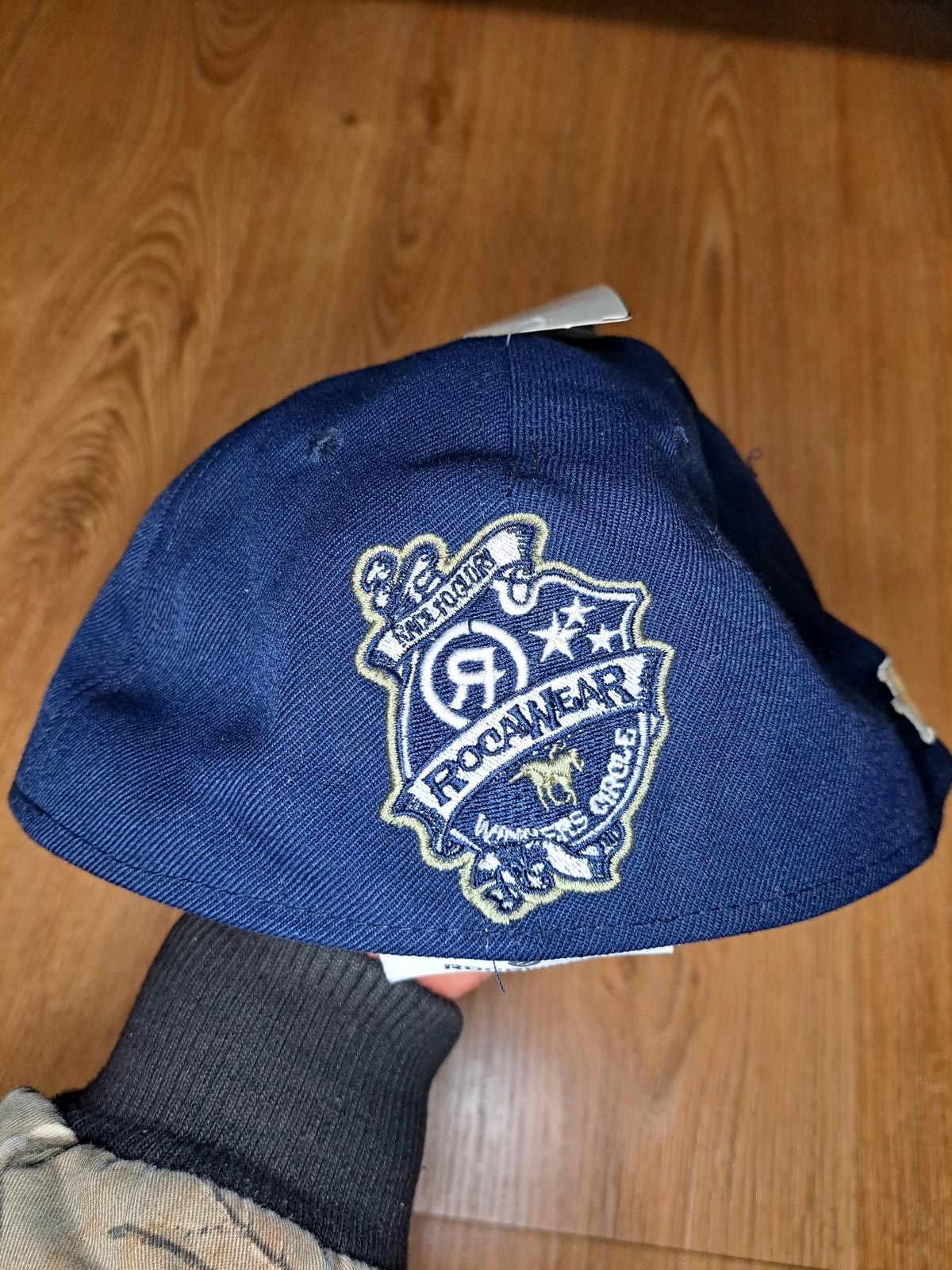 Rocawear NEW Rocawear Navy Blue Fitted Snapback Hat Cap Size 8 Wool Size ONE SIZE - 2 Thumbnail