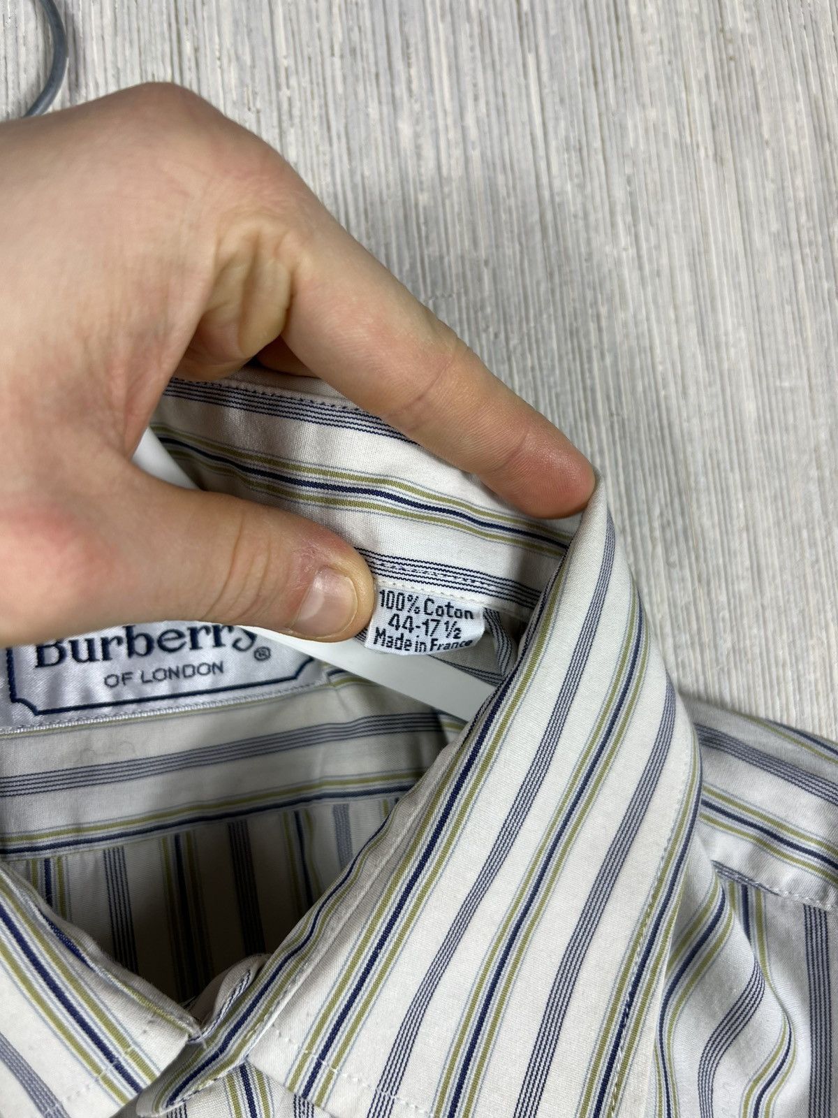 Burberry Vintage Burberrys of London archival striped button up shirt Size US L / EU 52-54 / 3 - 15 Thumbnail