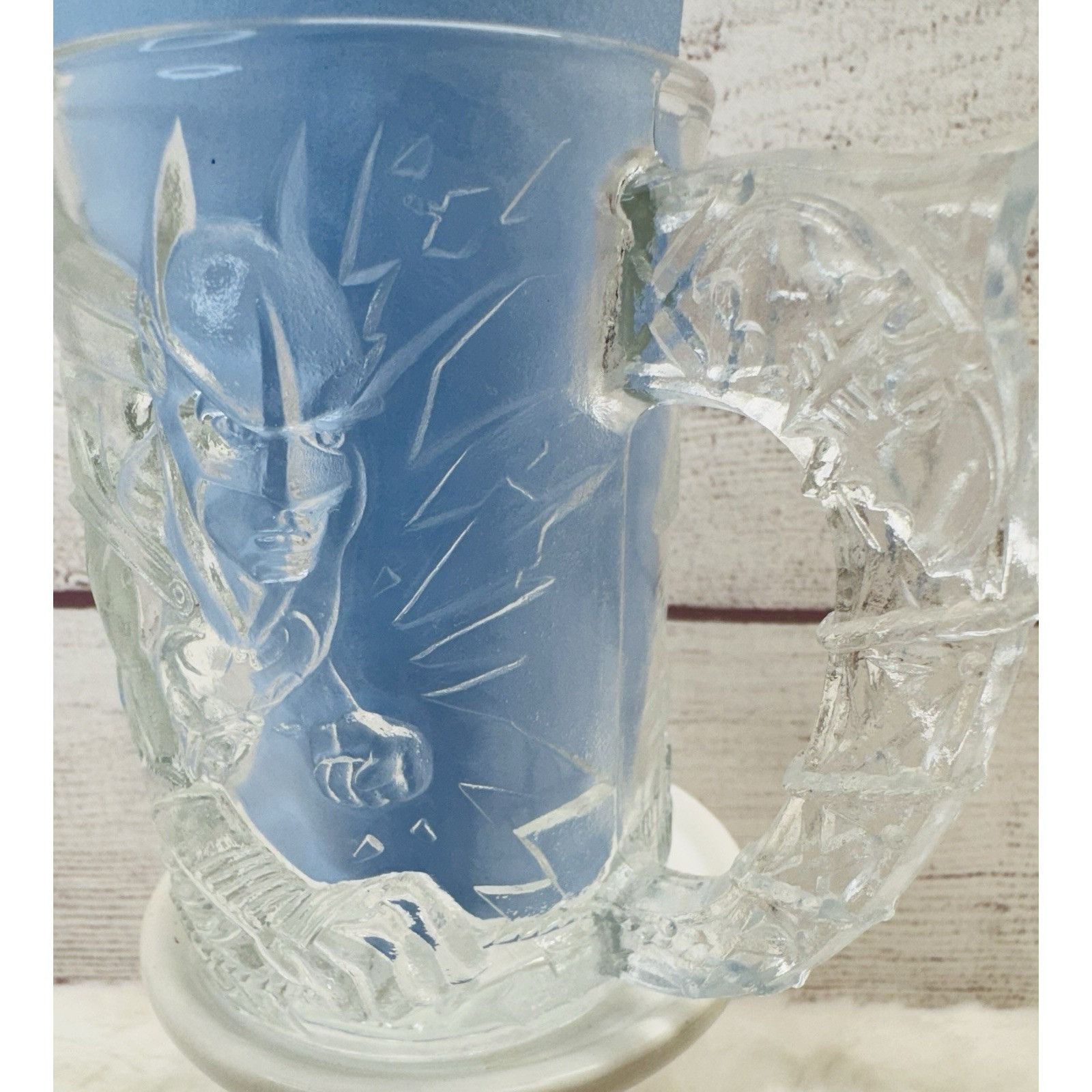 Other McDonalds Batman Forever "BATMAN" Vintage Glass Coffee Mug C Size ONE SIZE - 12 Thumbnail