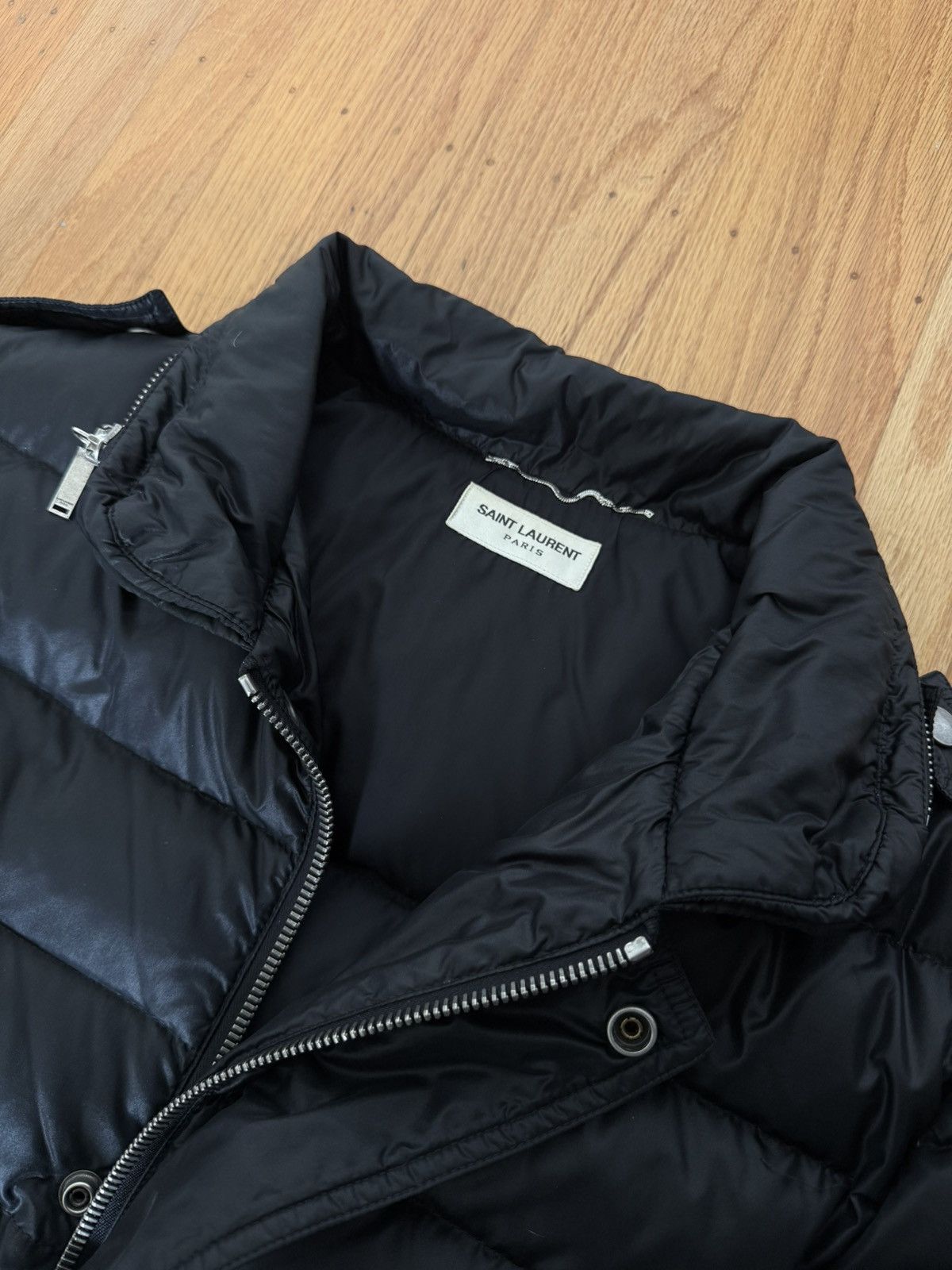 Saint Laurent Paris SAINT LAURENT FW17 “BAD LIEUTENANT” QUILTED DOWN JACKET Size US M / EU 48-50 / 2 - 4 Thumbnail