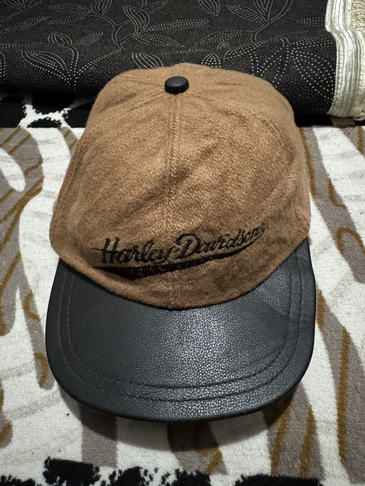 Harley Davidson Vintage Harley davidson strapback baseball cap 90s Size ONE SIZE - 1 Thumbnail