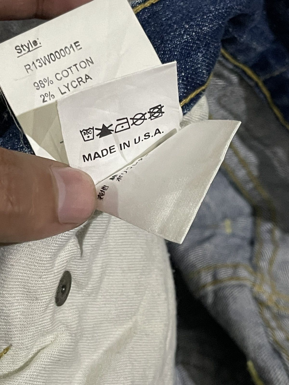 R13 R13 Boyfriend Jeans Size 29" - 13 Thumbnail