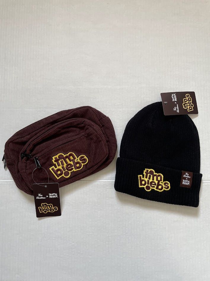 Justin Bieber Tim Hortons X Justin Bieber Tim Biebs Fanny Pack and Beanie Size ONE SIZE - 2 Thumbnail