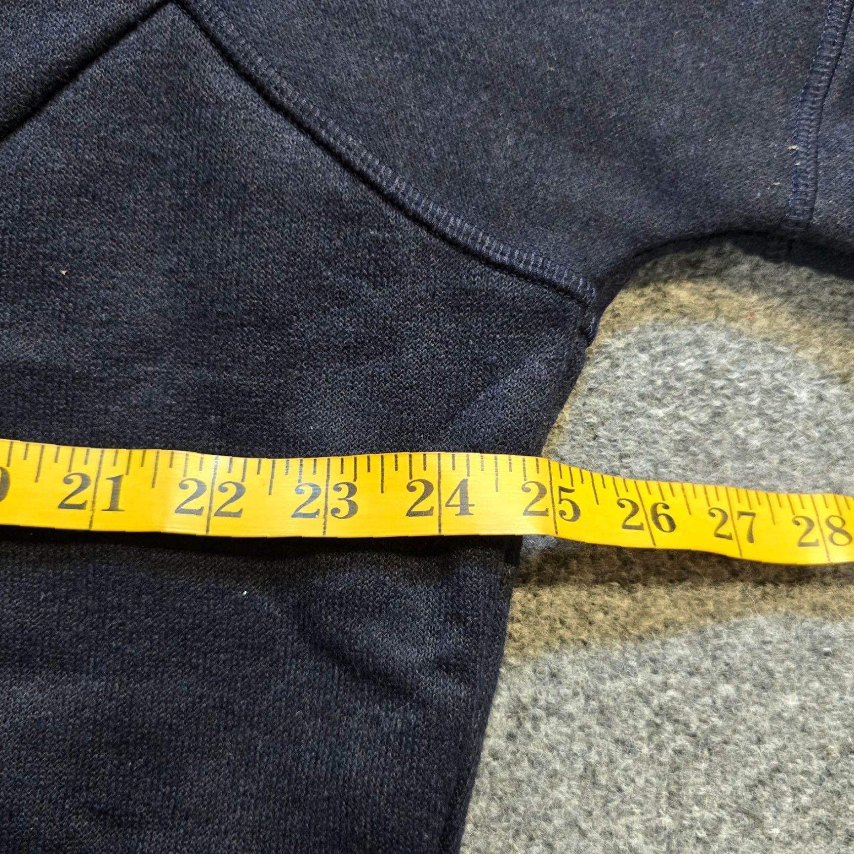 Prana Prana Sweater Women Size M Blue Wool Blend Hoodie Drawstring Pockets Casual Pullover Mock Neck Long Sleeve Size M / US 6-8 / IT 42-44 - 6 Thumbnail