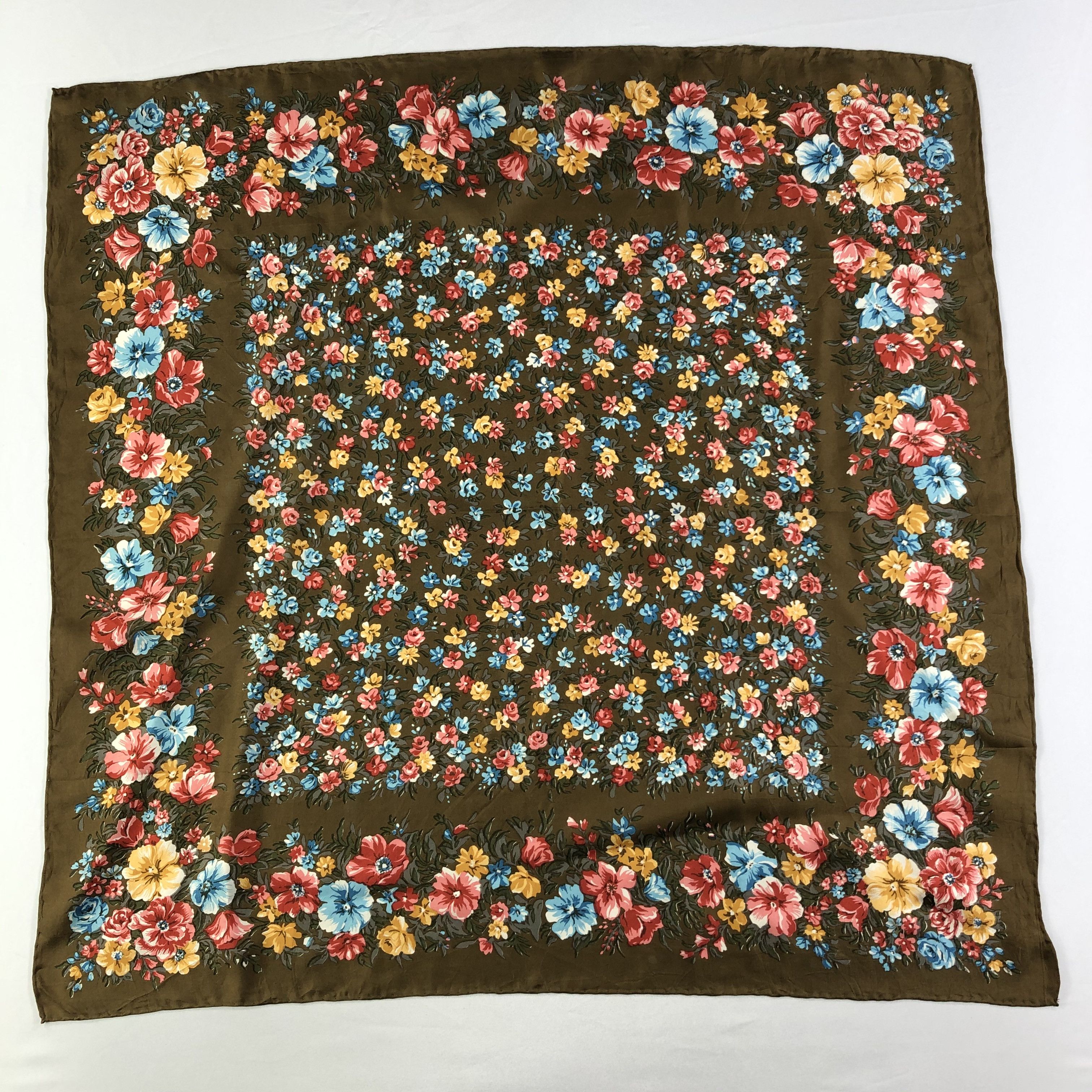 Vintage Vintage Silk Scarf Size ONE SIZE - 2 Thumbnail