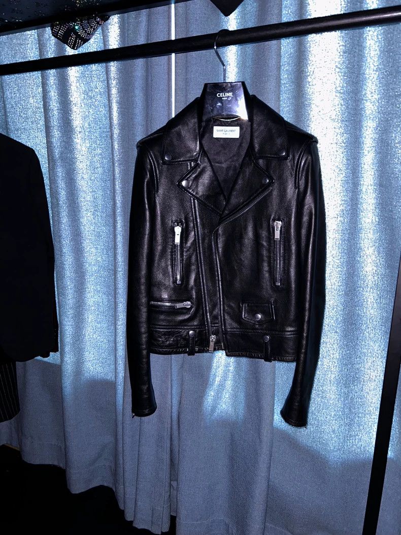 Saint Laurent Paris saint Laurent paris18FW L01 Zipper Motorcycle Leather Jack Size XS / US 0-2 / IT 36-38 - 1 Thumbnail