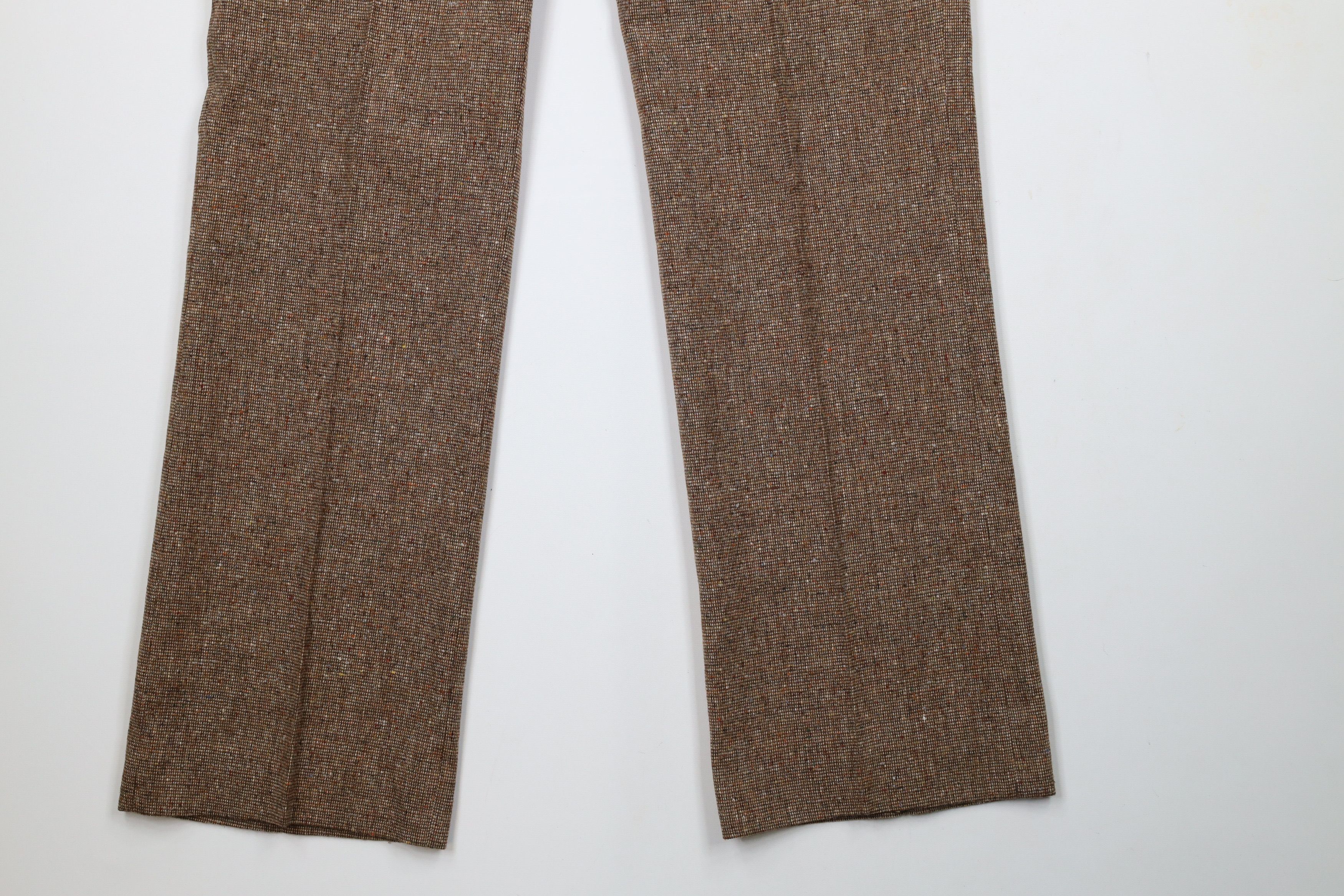 Vintage Vintage 70s Streetwear Wool Tweed Bell Bottoms Pants USA Size US 36 / EU 52 - 4 Thumbnail