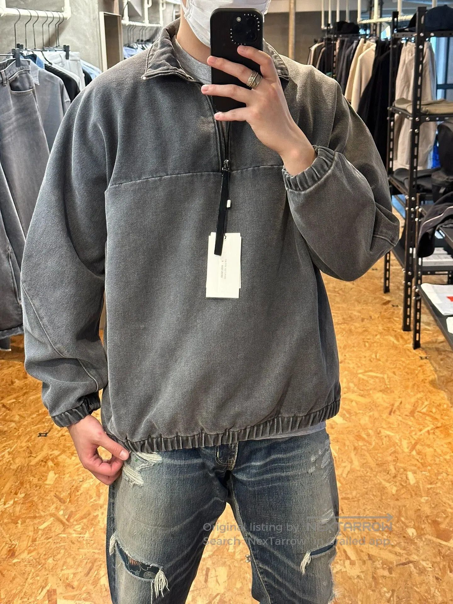 N.Hoolywood n.hoolywood gray denim jacket. Size US S / EU 44-46 / 1 - 6 Thumbnail