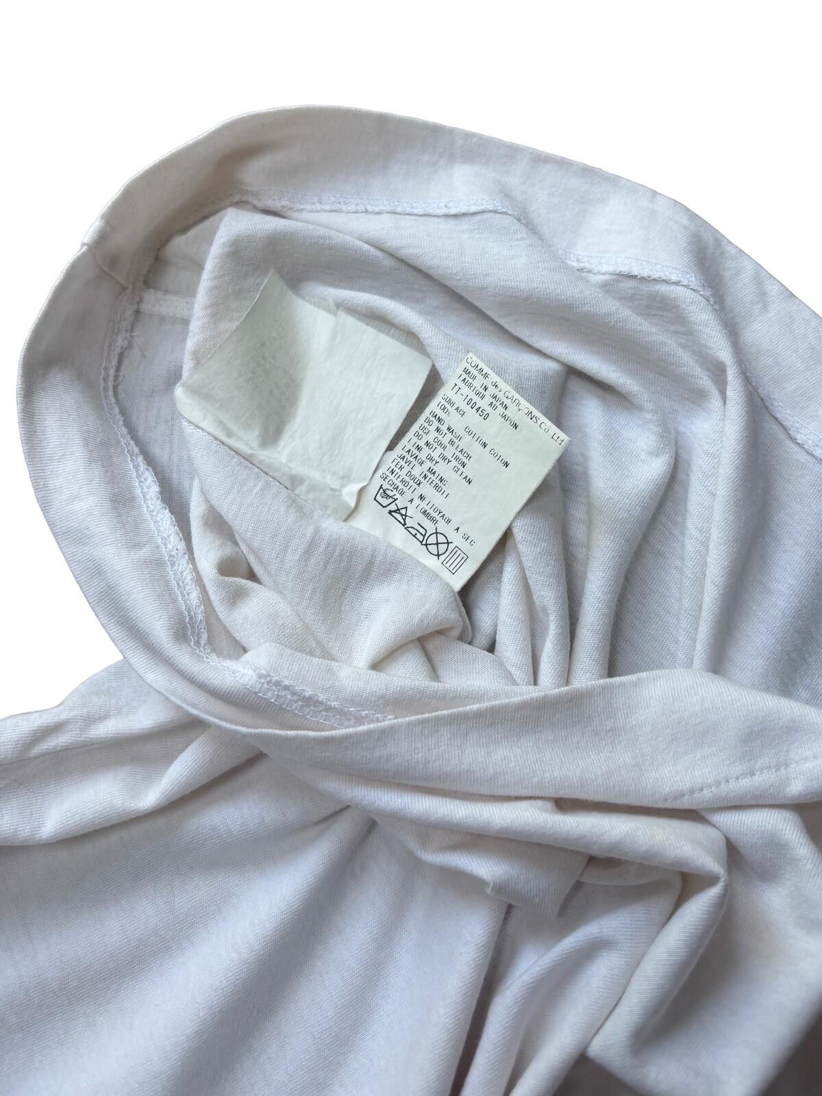 Comme des Garcons Tricot CDG SS00 Glossy Tee Purple White S Size US S / EU 44-46 / 1 - 4 Thumbnail