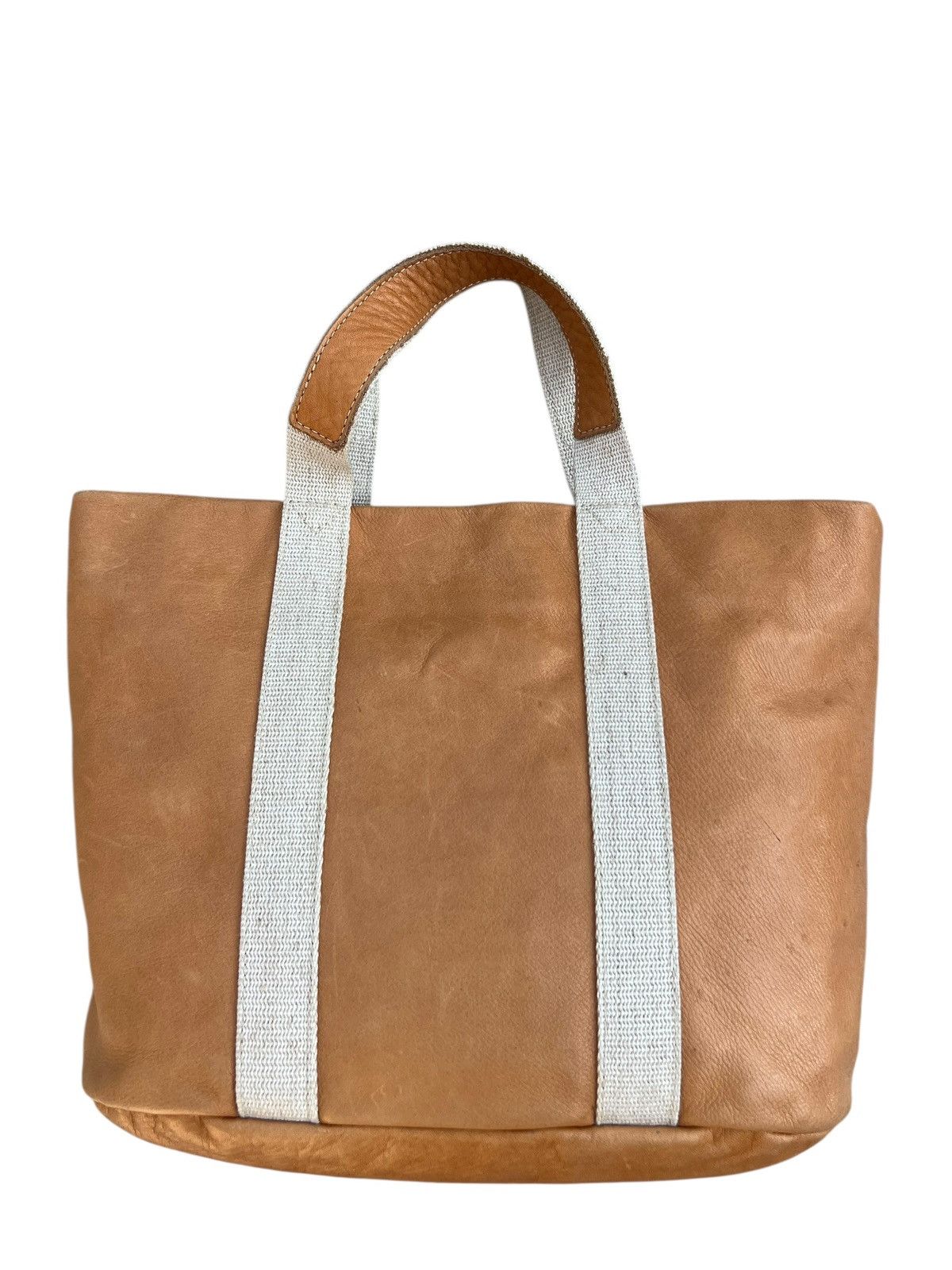 Leather Patina Leather Mini Tote Bag Kanmi Japan Size ONE SIZE - 8 Thumbnail