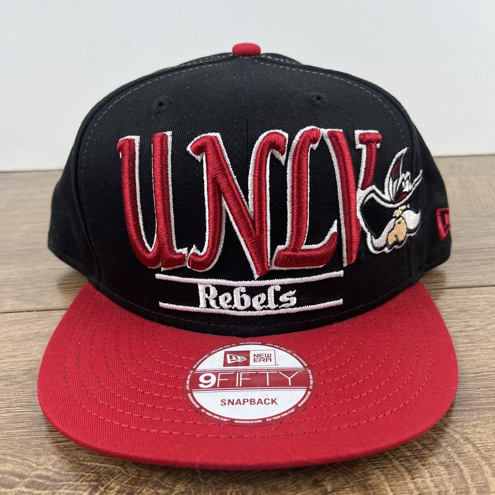 New Era UNLV Rebels Hat New Era 9FIFTY Snapback Hat Black Hat Adjust Size ONE SIZE - 3 Thumbnail