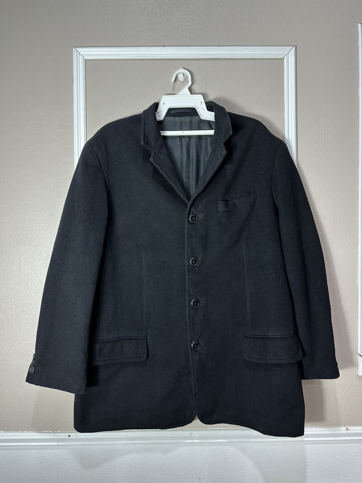 Yohji Yamamoto Vintage Yohji Yamamoto Y’s For Men Jacket Wool Size US L / EU 52-54 / 3 - 1 Thumbnail