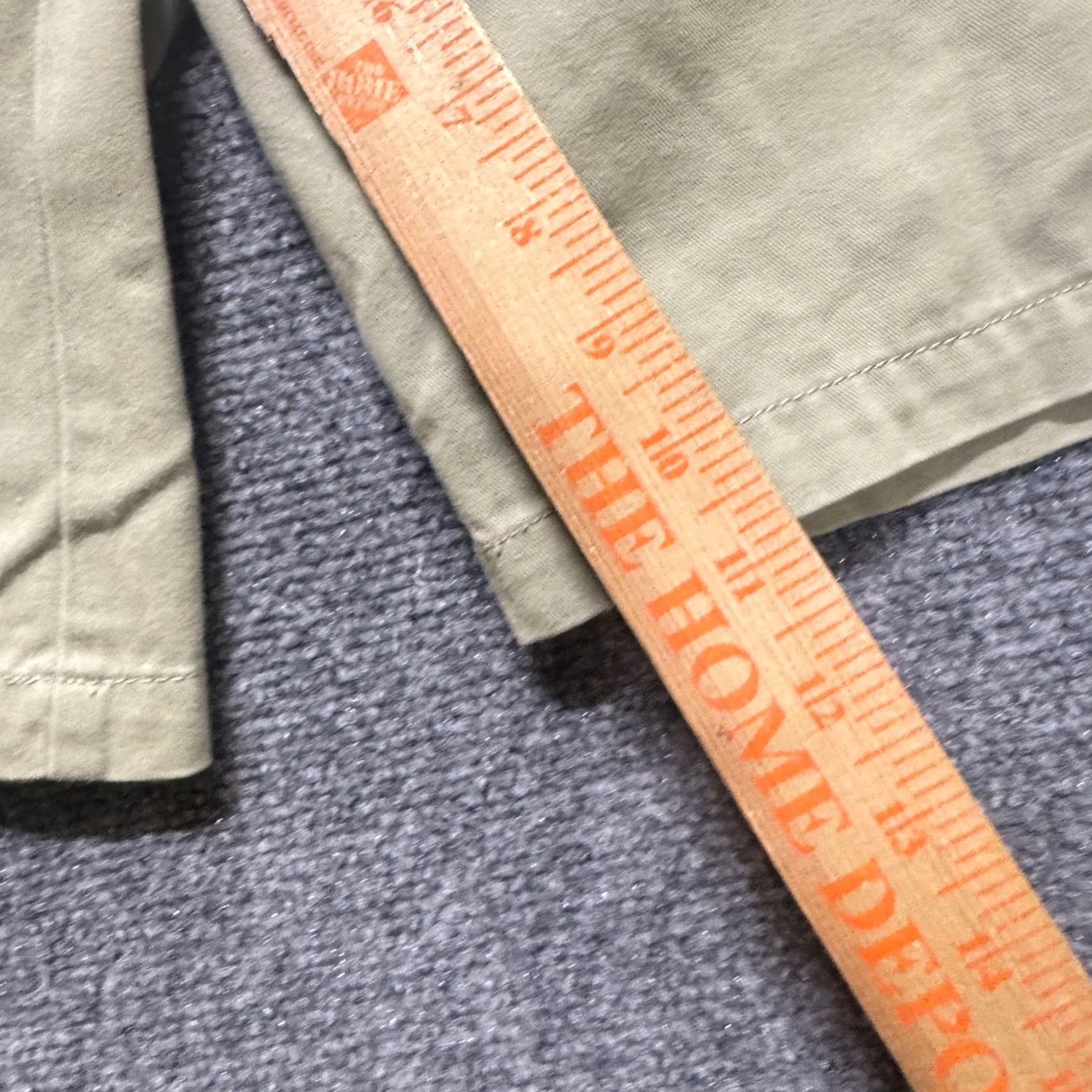 Vintage OTB Cargo Shorts Men 33 Beige 6 Pocket Cotton Y2K OTB Only The Best Skater Regular Mens Size US 33 - 7 Thumbnail
