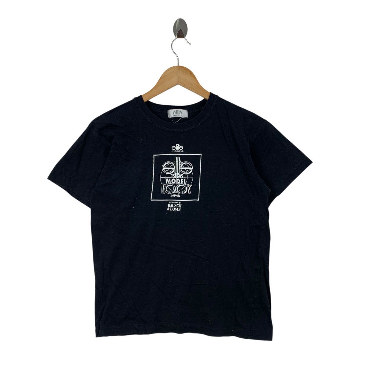 Vintage 1996 ELITE MODELS LOOK Japan Bausch & Lomb Tshirt