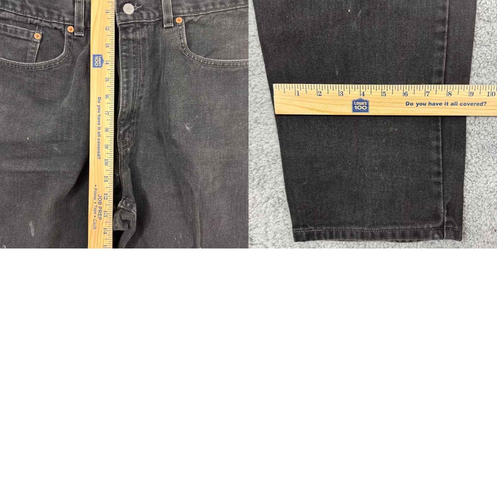 Levi's Vintage Levi'S 550 Jeans - 90s USA Mens Fit 38x32 Black Denim Size US 38 / EU 54 - 9 Thumbnail