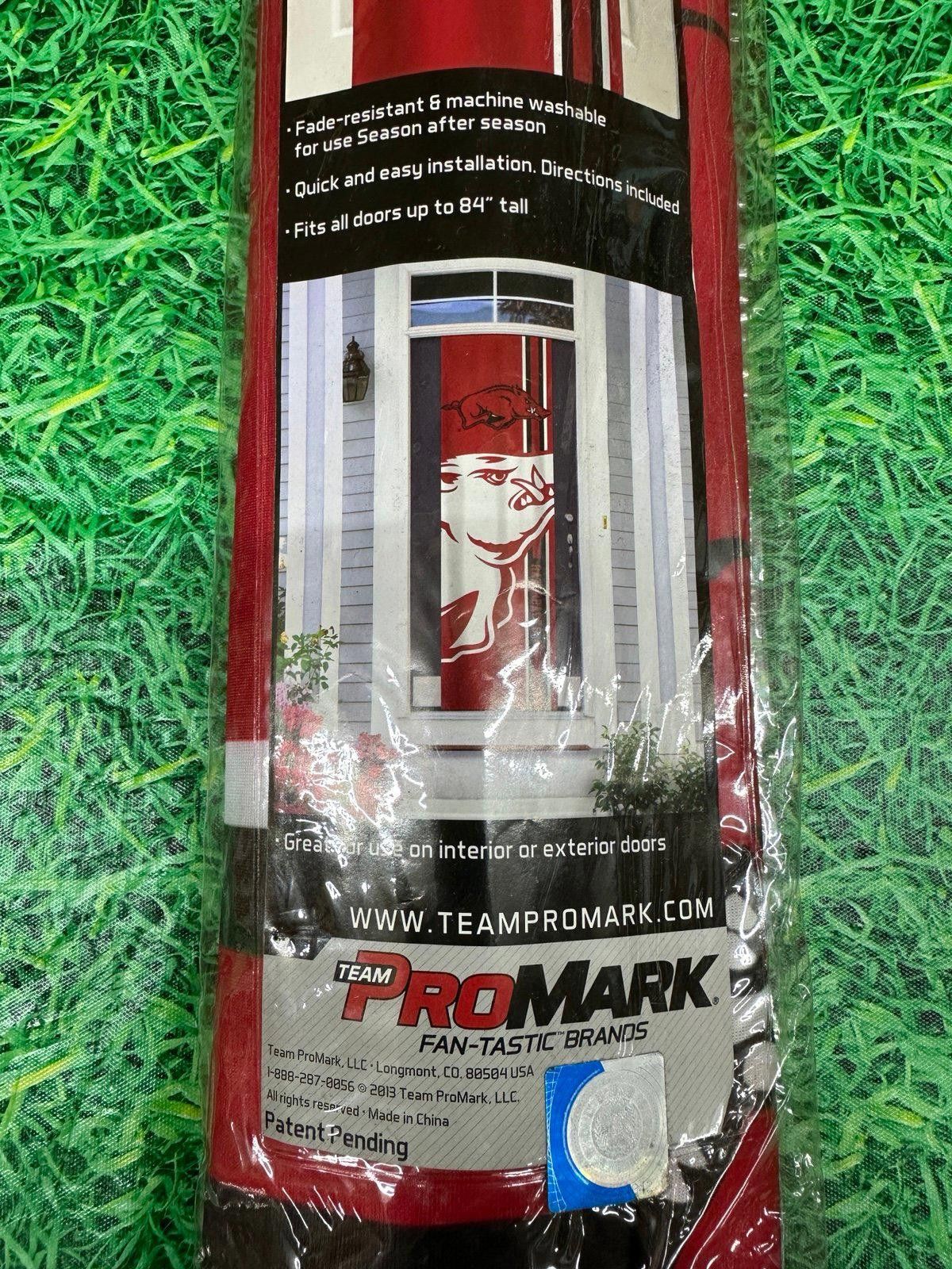 NCAA Arkansas Razorbacks Door Banner NCAA Size ONE SIZE - 2 Thumbnail