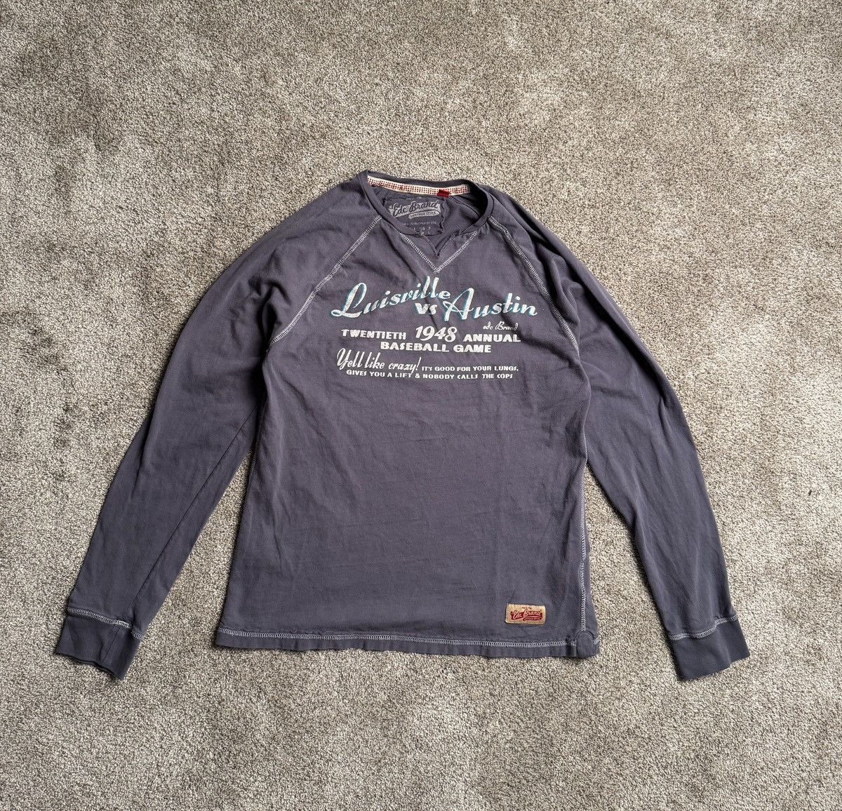 Other EDC BRAND “LUISVILLE VS AUSTIN” COVER-STITCH LONG SLEEVE Size US M / EU 48-50 / 2 - 1 Thumbnail