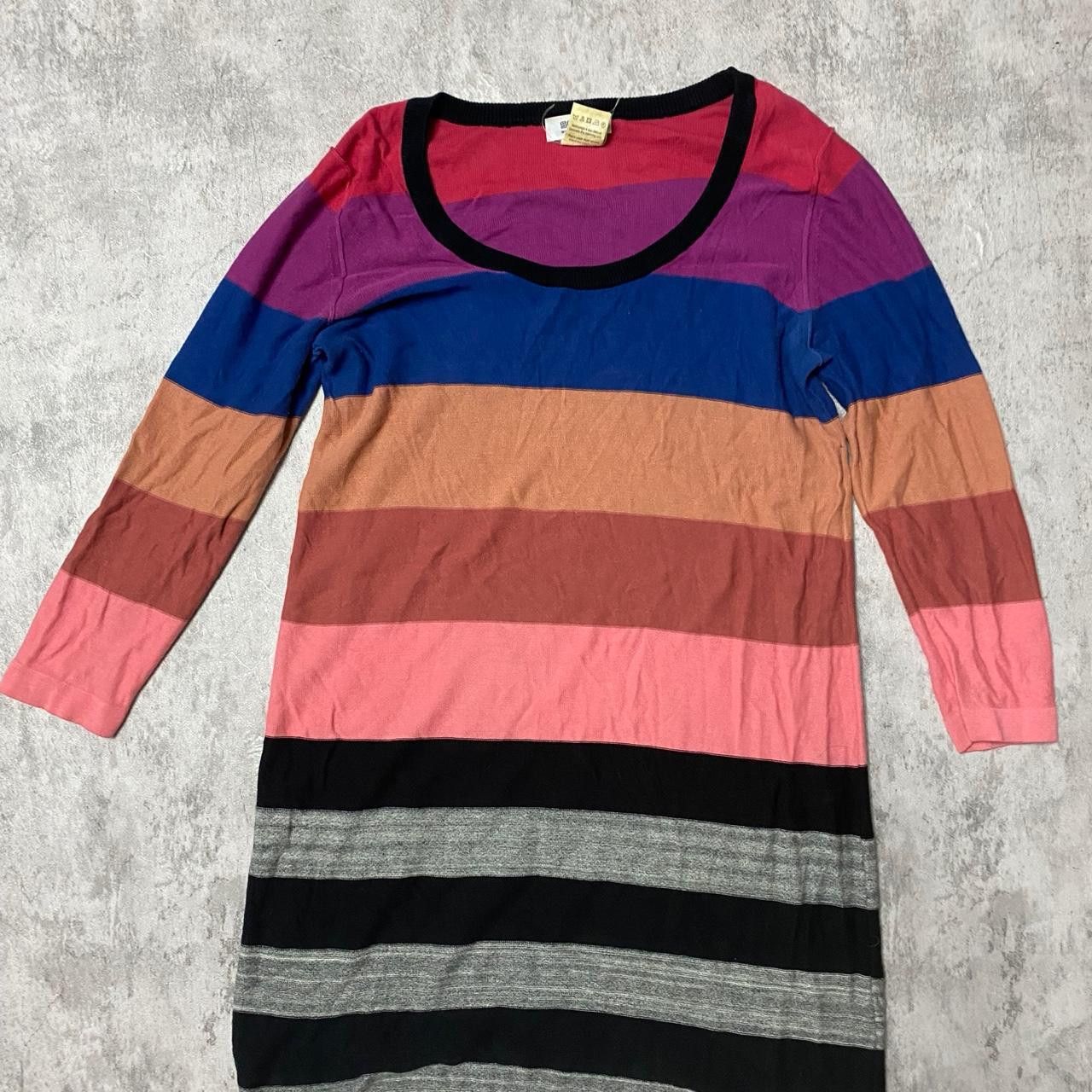 Sonia Rykiel Sonia Rykiel color block long sleeve dress #colorblock Size L / US 10 / IT 46 - 1 Thumbnail