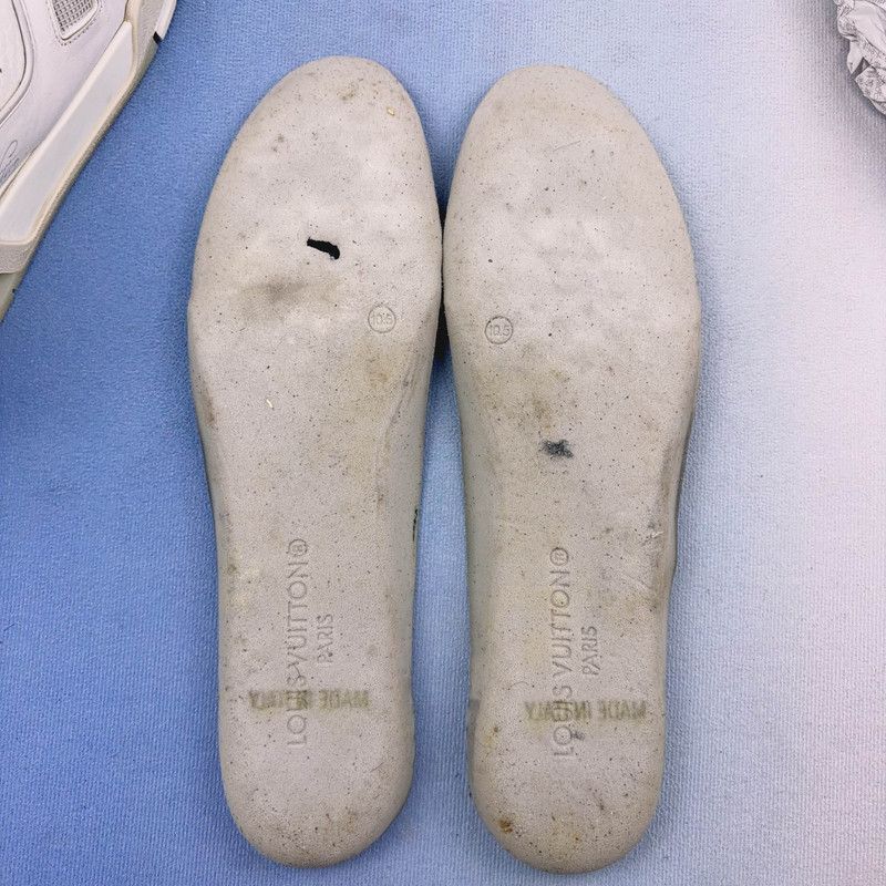 Louis Vuitton Louis Vuitton Trainer Low Top Sneakers in White - Size US 10.5 / EU 43-44 - 3 Thumbnail