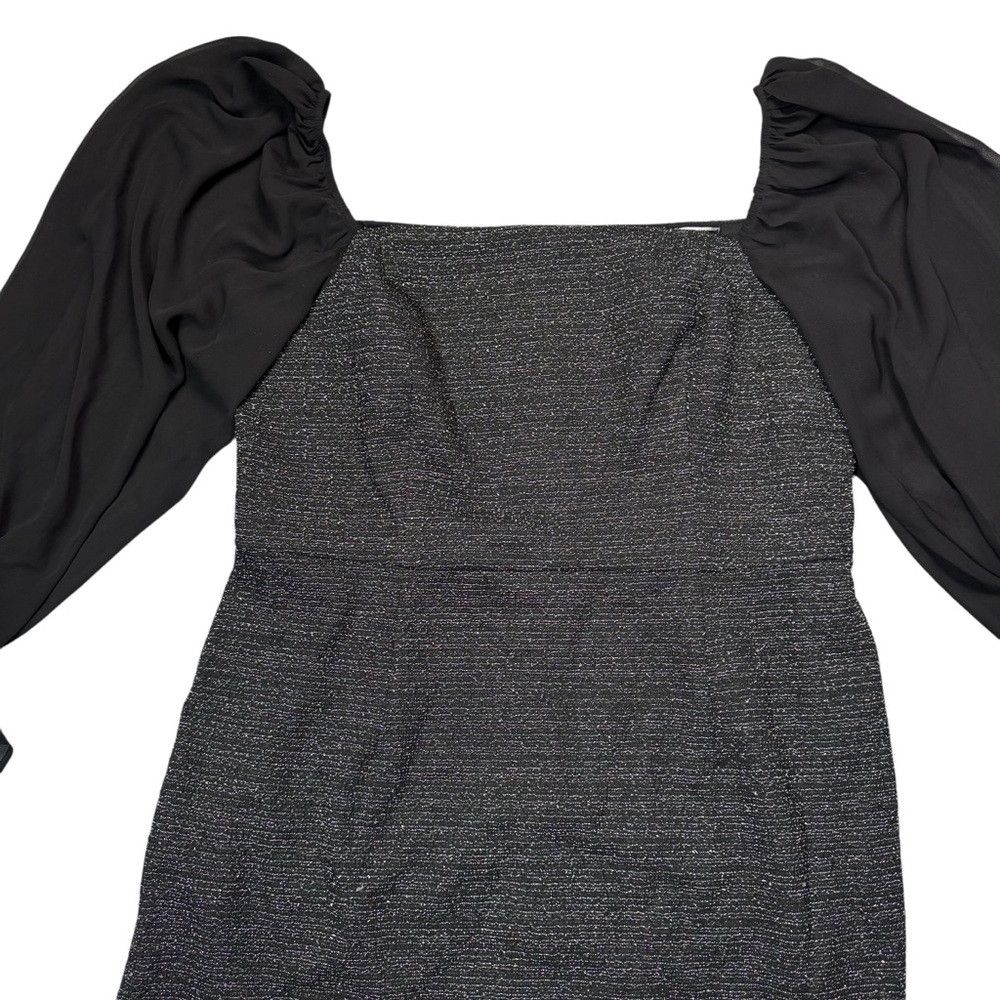 Adrianna Papell NWT New $169 Adrianna Papell Metallic Boucle Combo Black Dr Size XL / US 12-14 / IT 48-50 - 4 Thumbnail