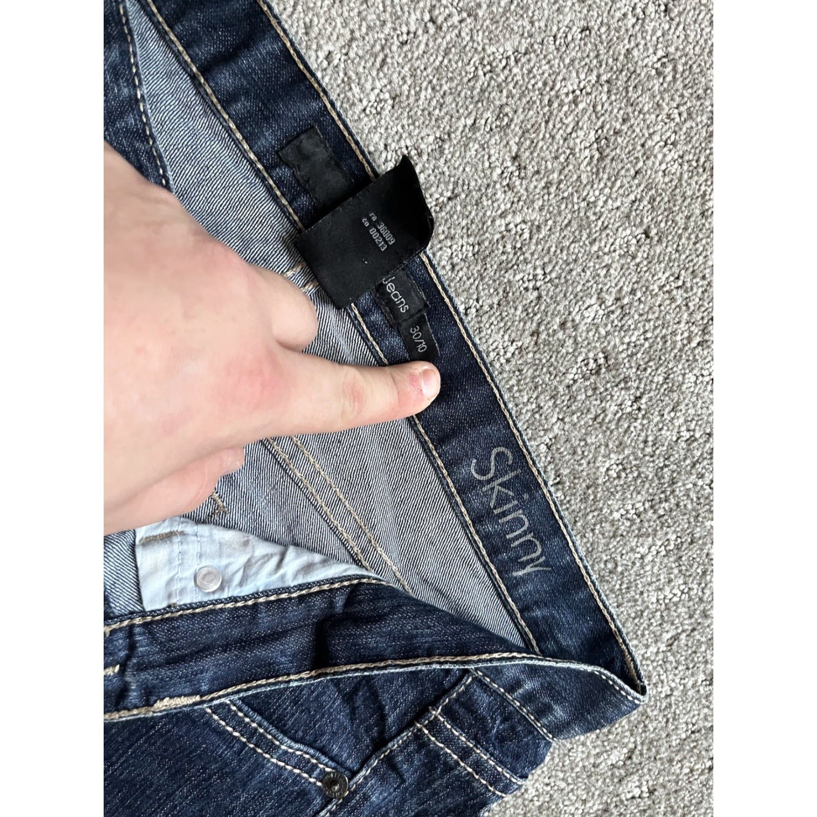 Calvin Klein Calvin Klein Womens Jeans Skinny Blue Size 30/10 Hemmed Size 32" / US 10 / IT 46 - 5 Thumbnail