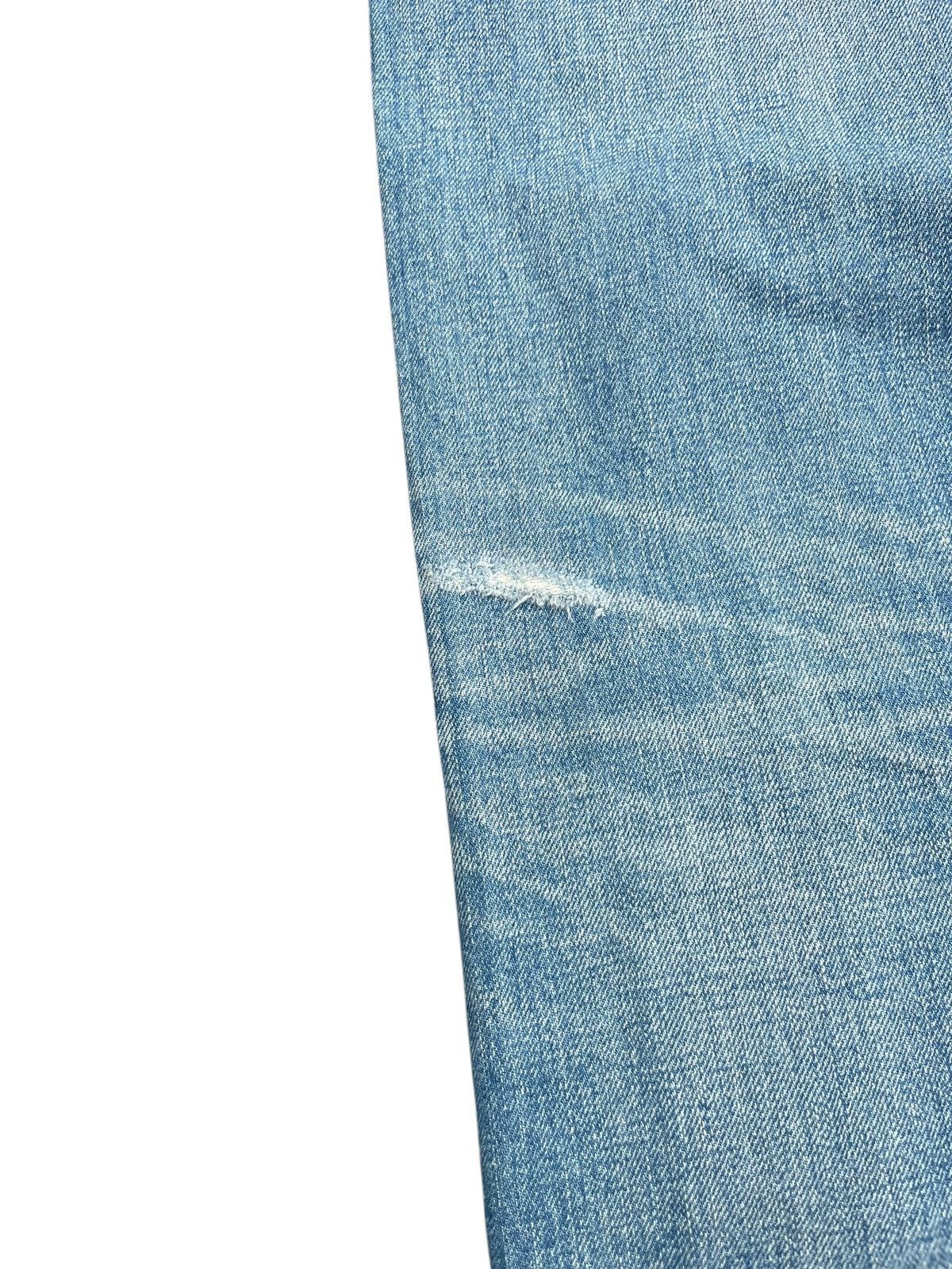 Japanese Brand Ungrid Distresed Selvedge Jeans Size 29" - 9 Thumbnail