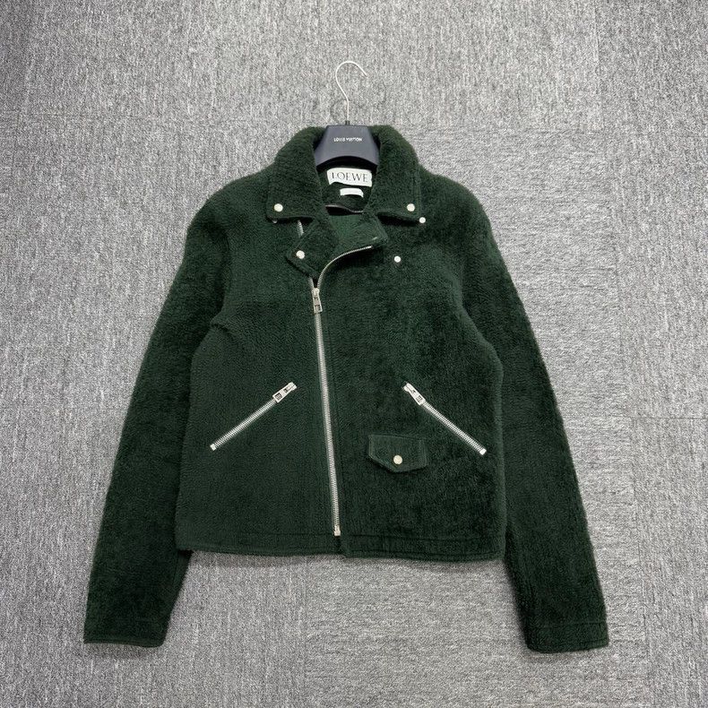 Loewe LOEWE Coat with fur and leather Size L / US 10 / IT 46 - 1 Thumbnail